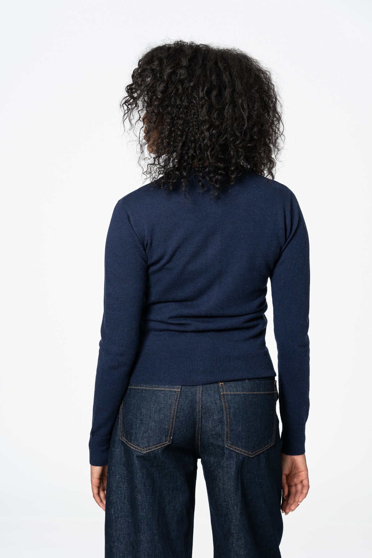 MERINO Cardigan - Space Blue