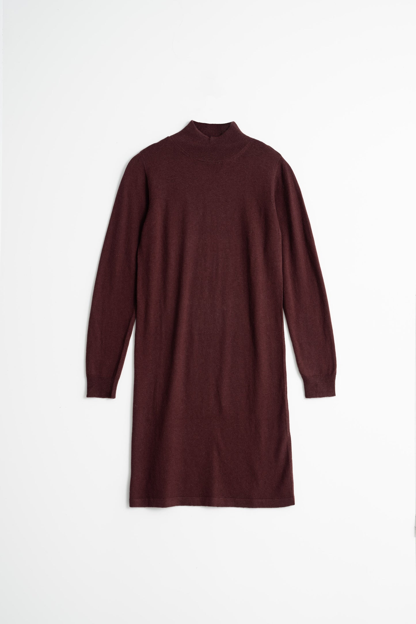 MERINO Dress - Merlot Red