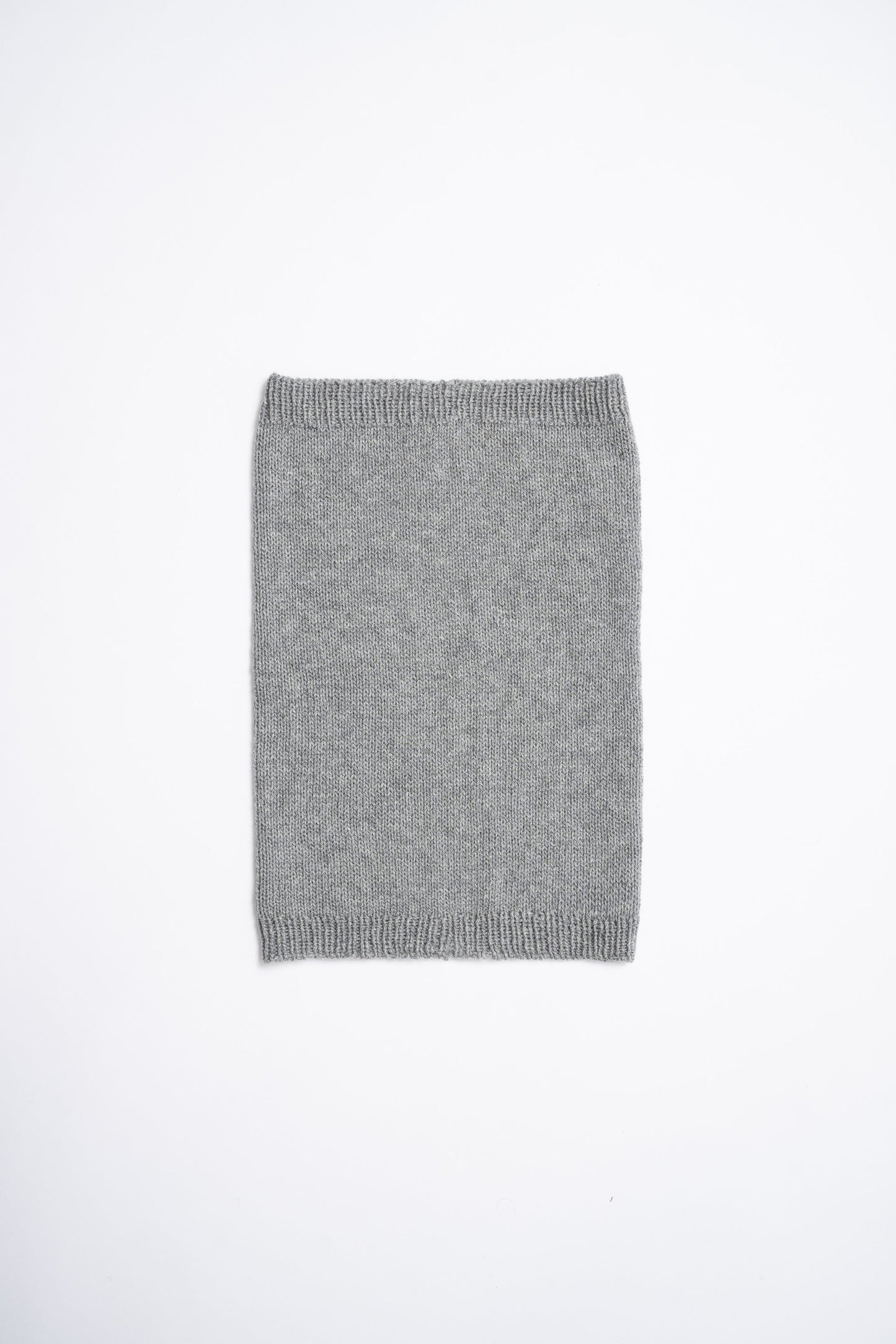 MERINO Handknit Neckwarmer - Flint Grey