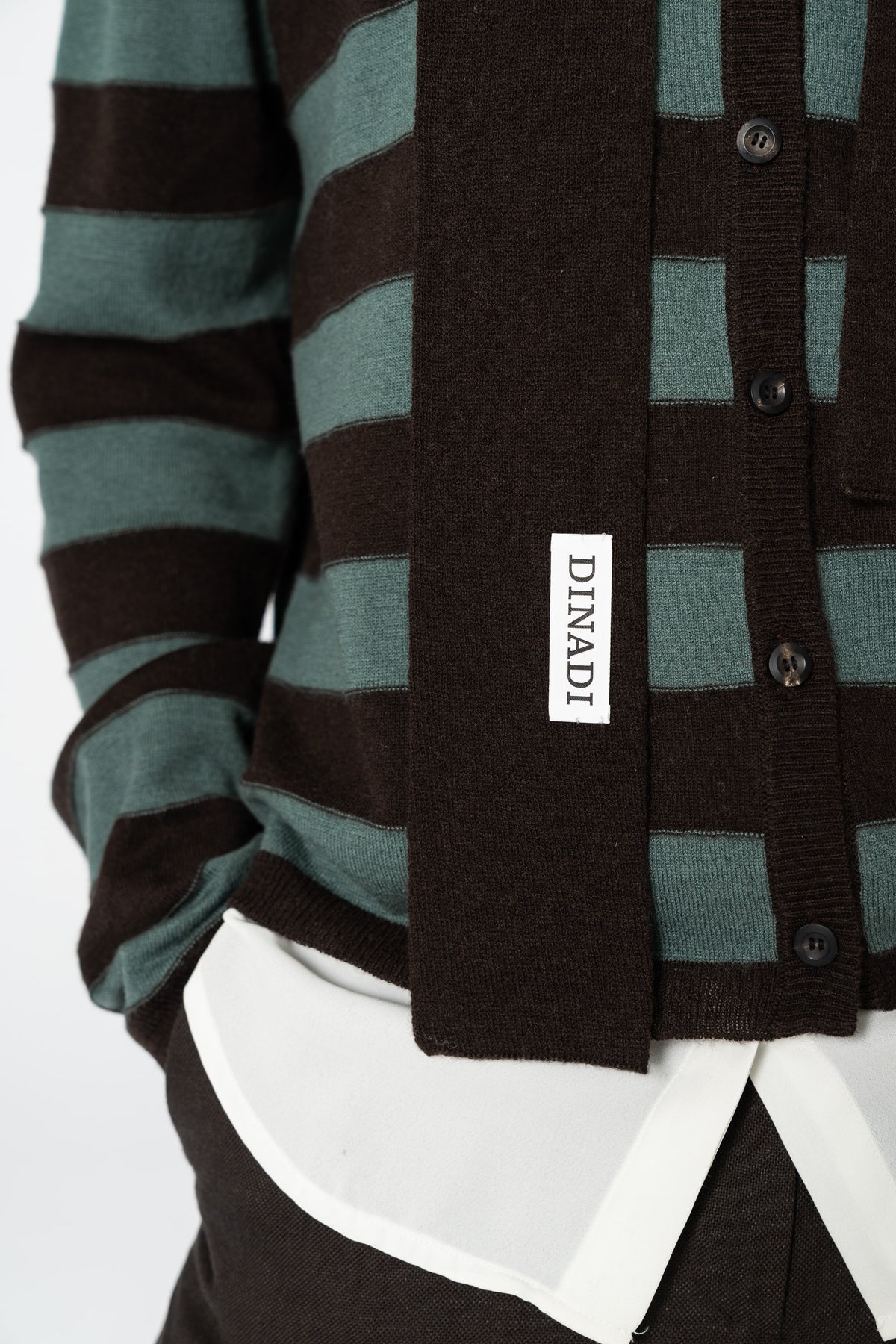 MERINO Skinny Scarf - Espresso Brown