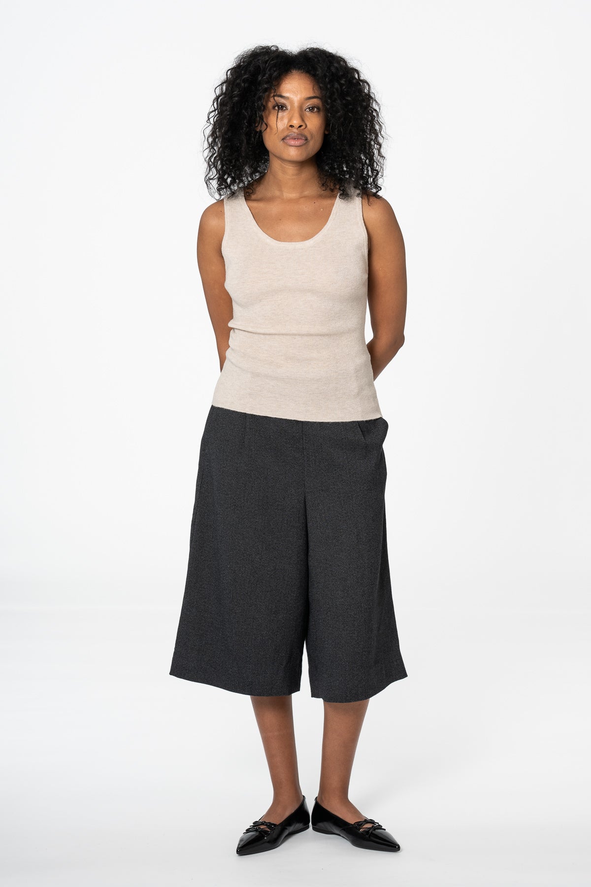 MERINO Tanktop - Almond White