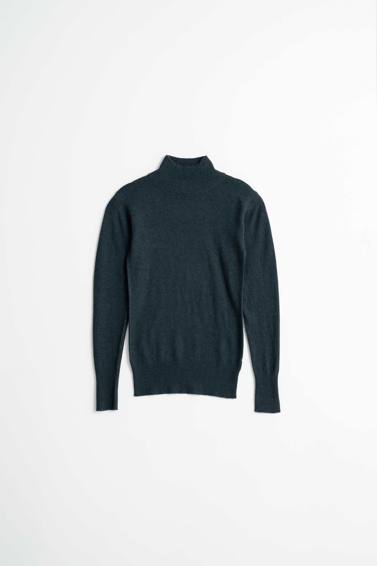 MERINO Turtleneck - Peacock Green
