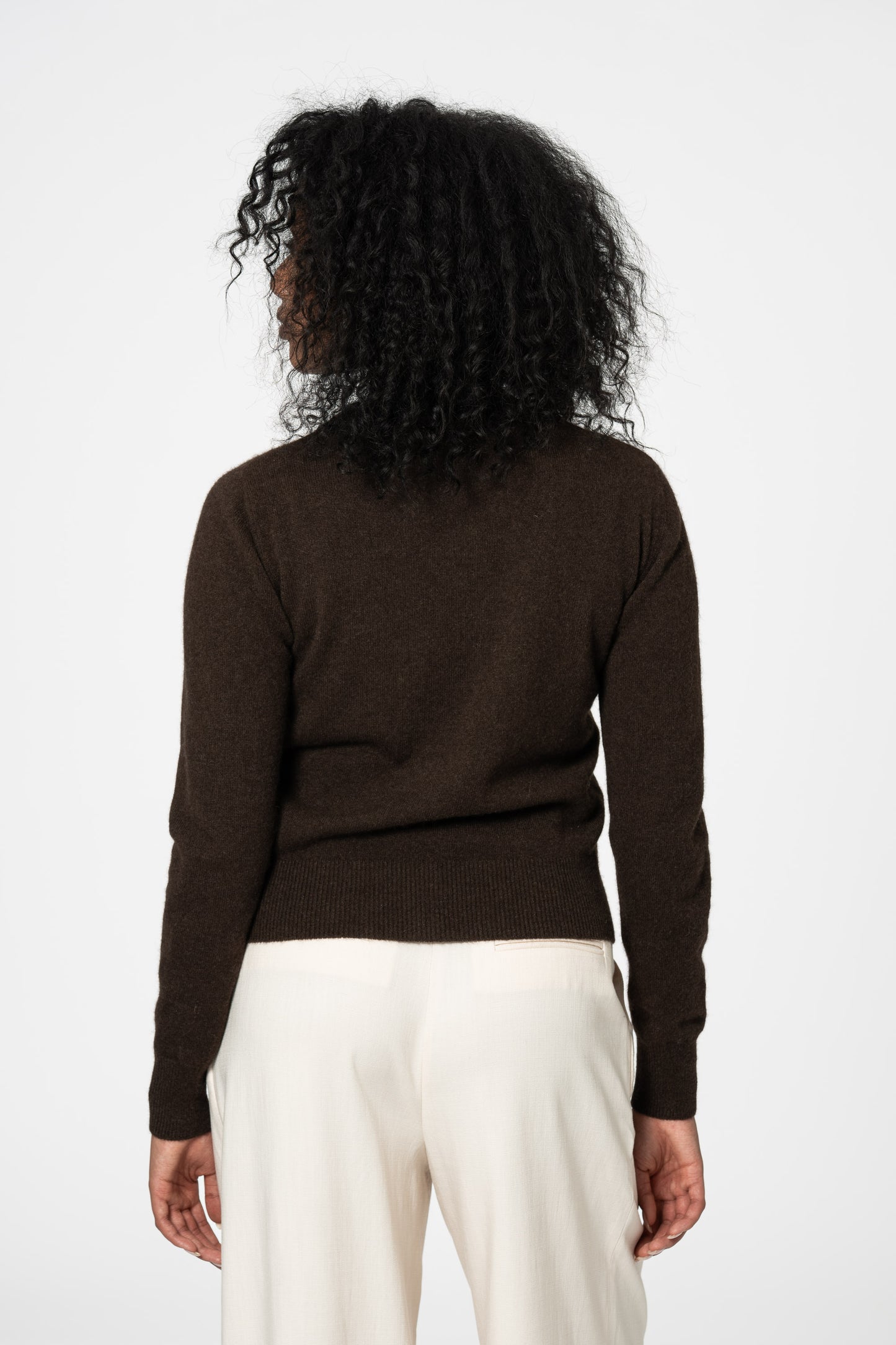 YAK Cardigan - Dark Brown
