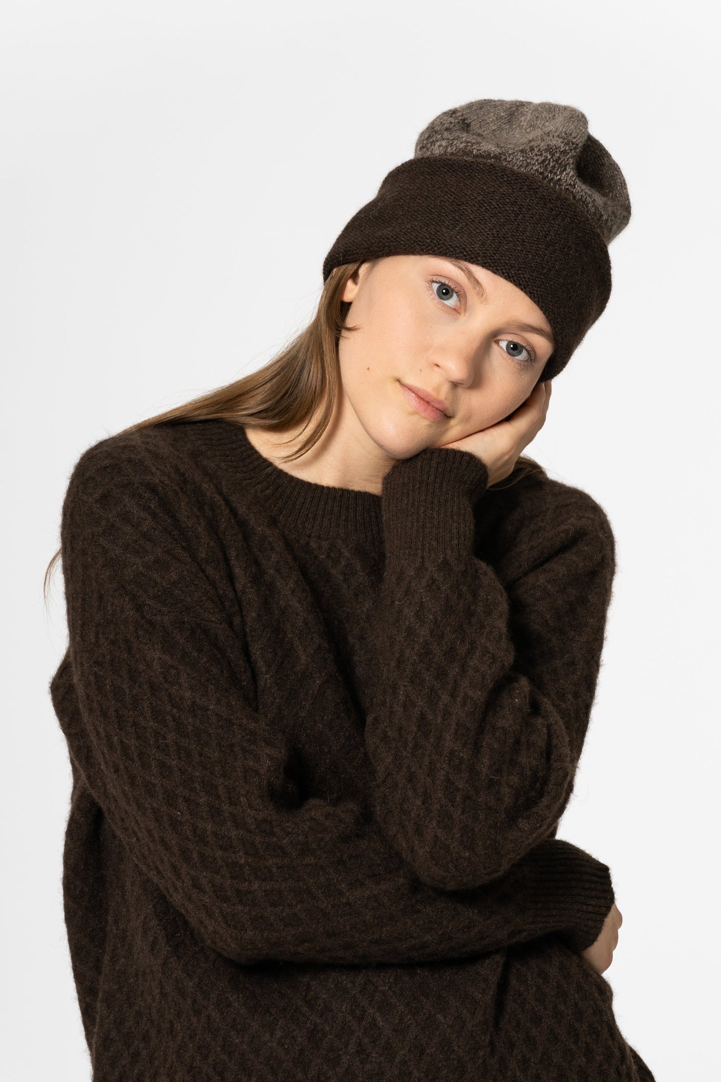 YAK Handknit Tube Hat - Ombre