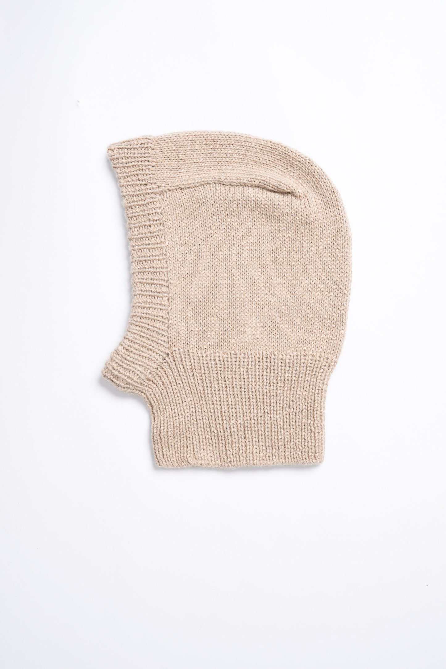 ALPACA Handknit Balaclava - Desert Sand