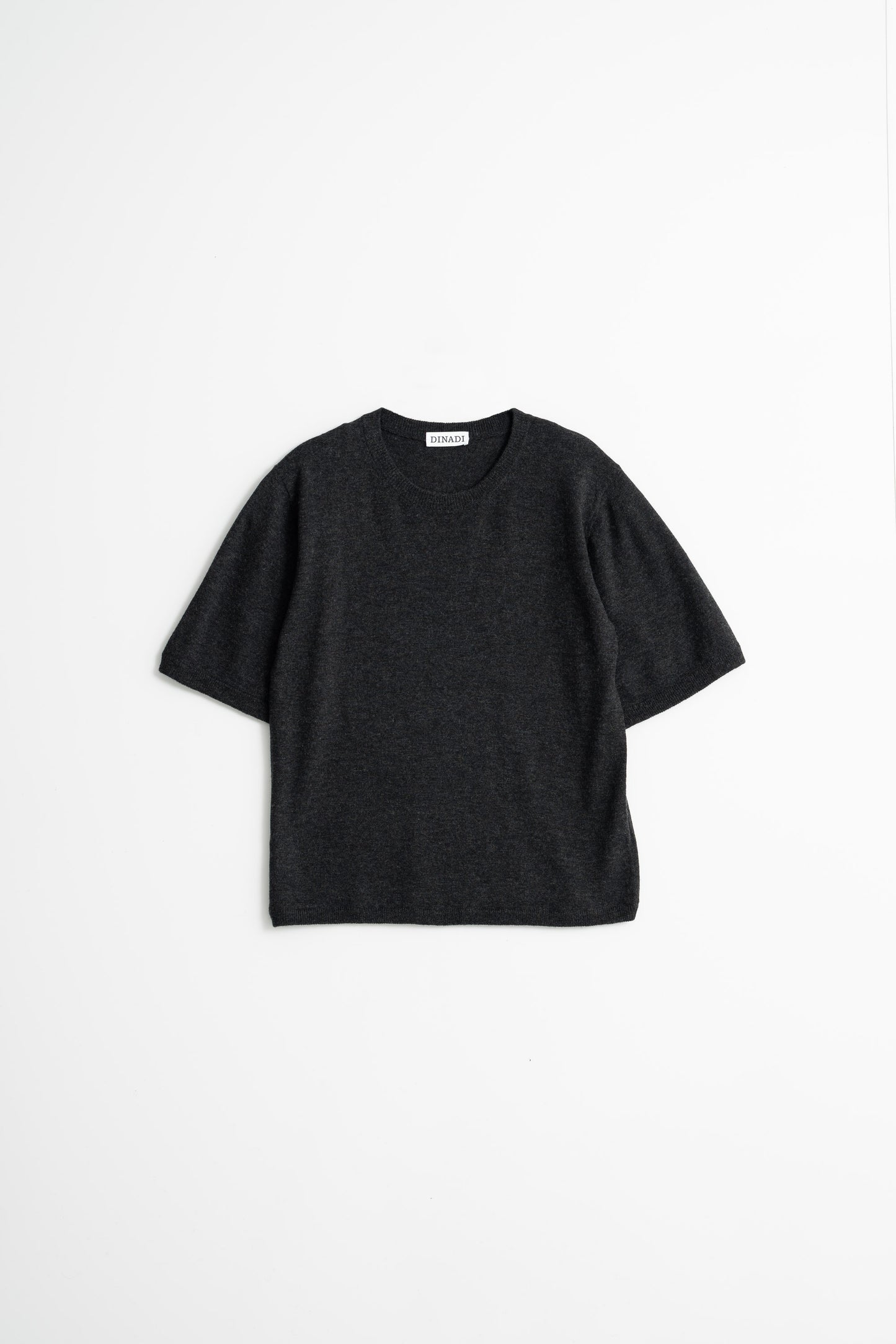 MERINO Boxy Tee - Onyx Grey
