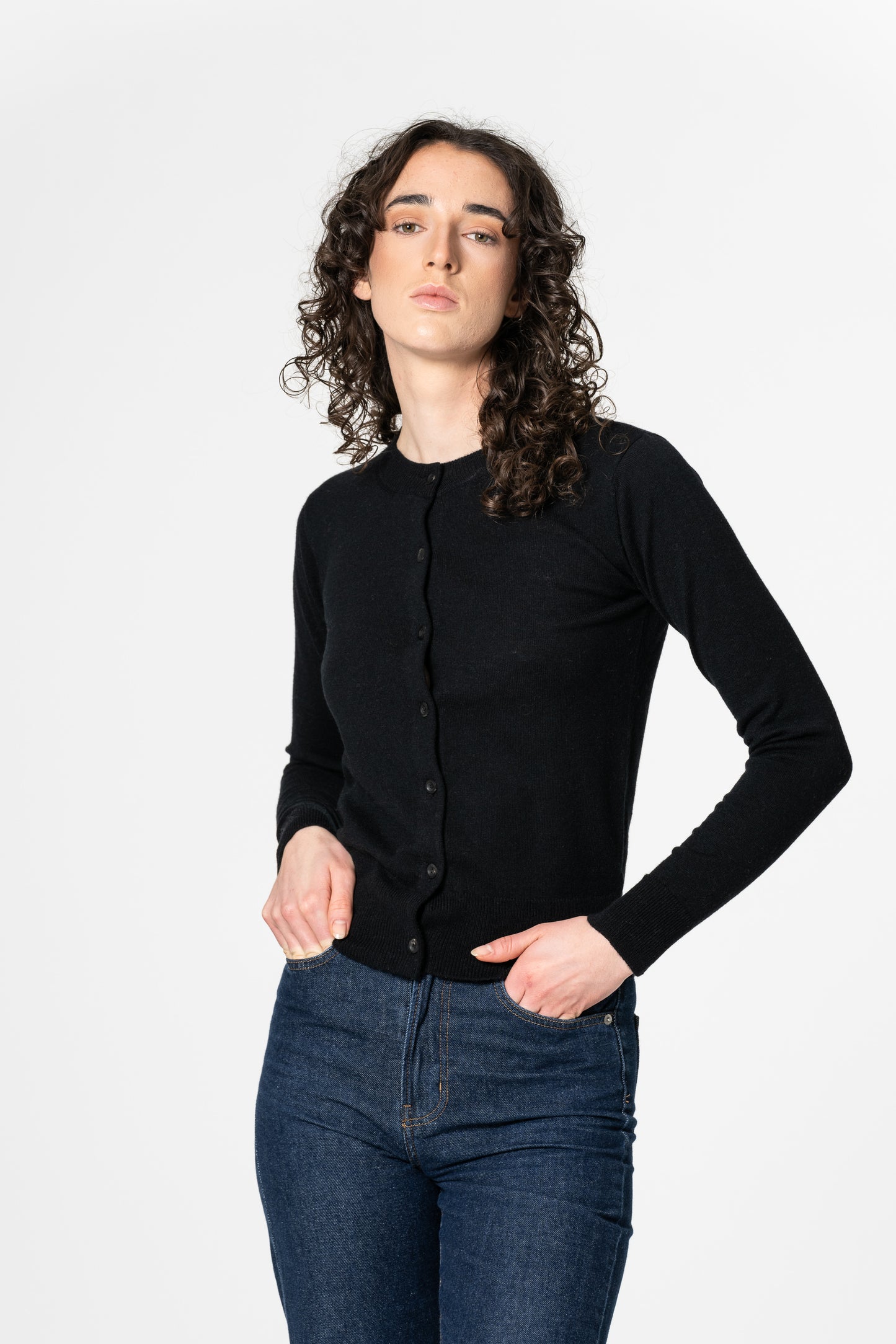 MERINO Cardigan - Black