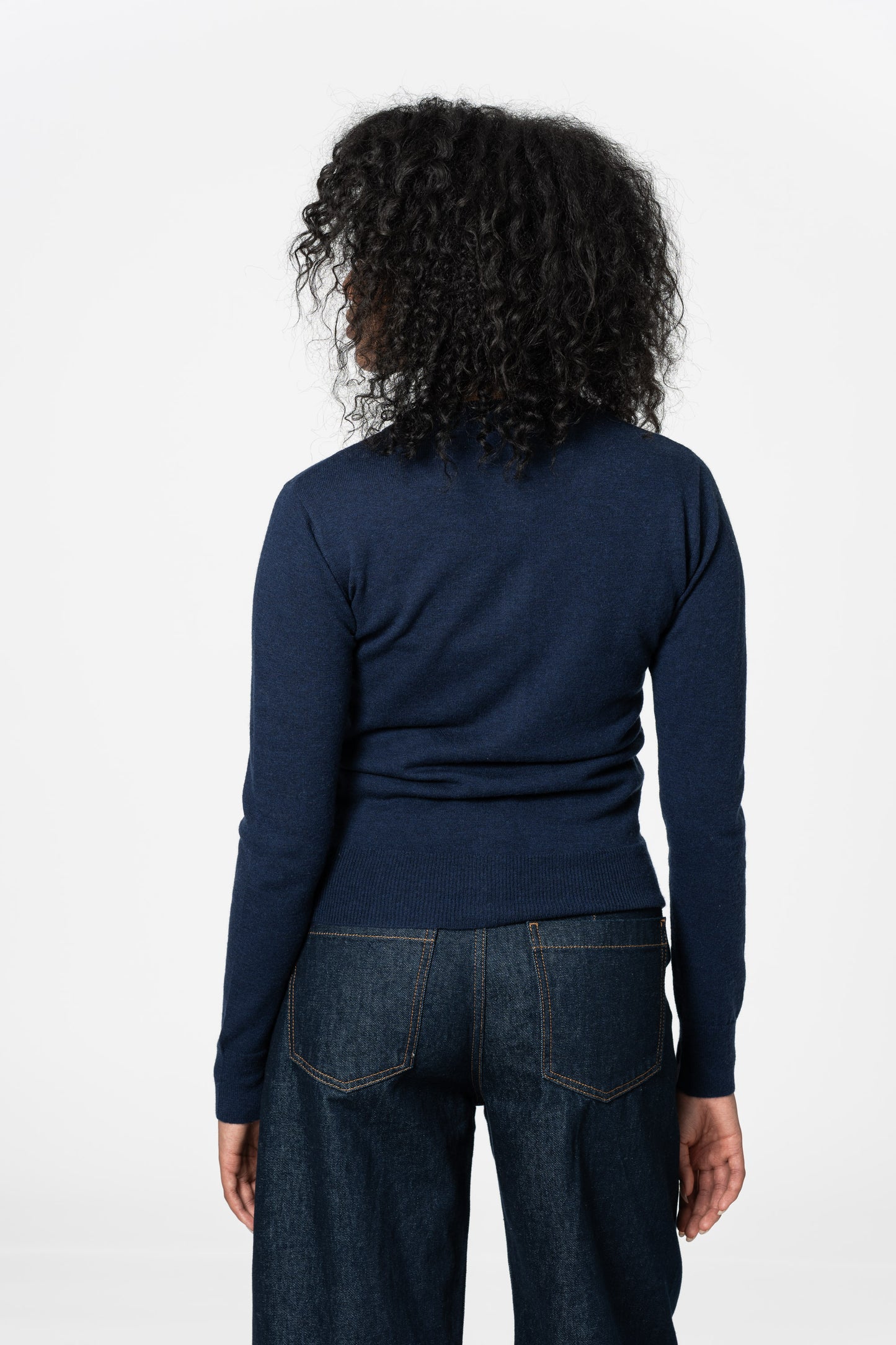 MERINO Cardigan - Space Blue