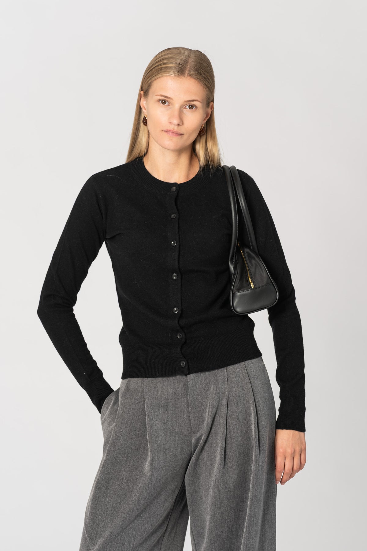 MERINO Cardigan - Black