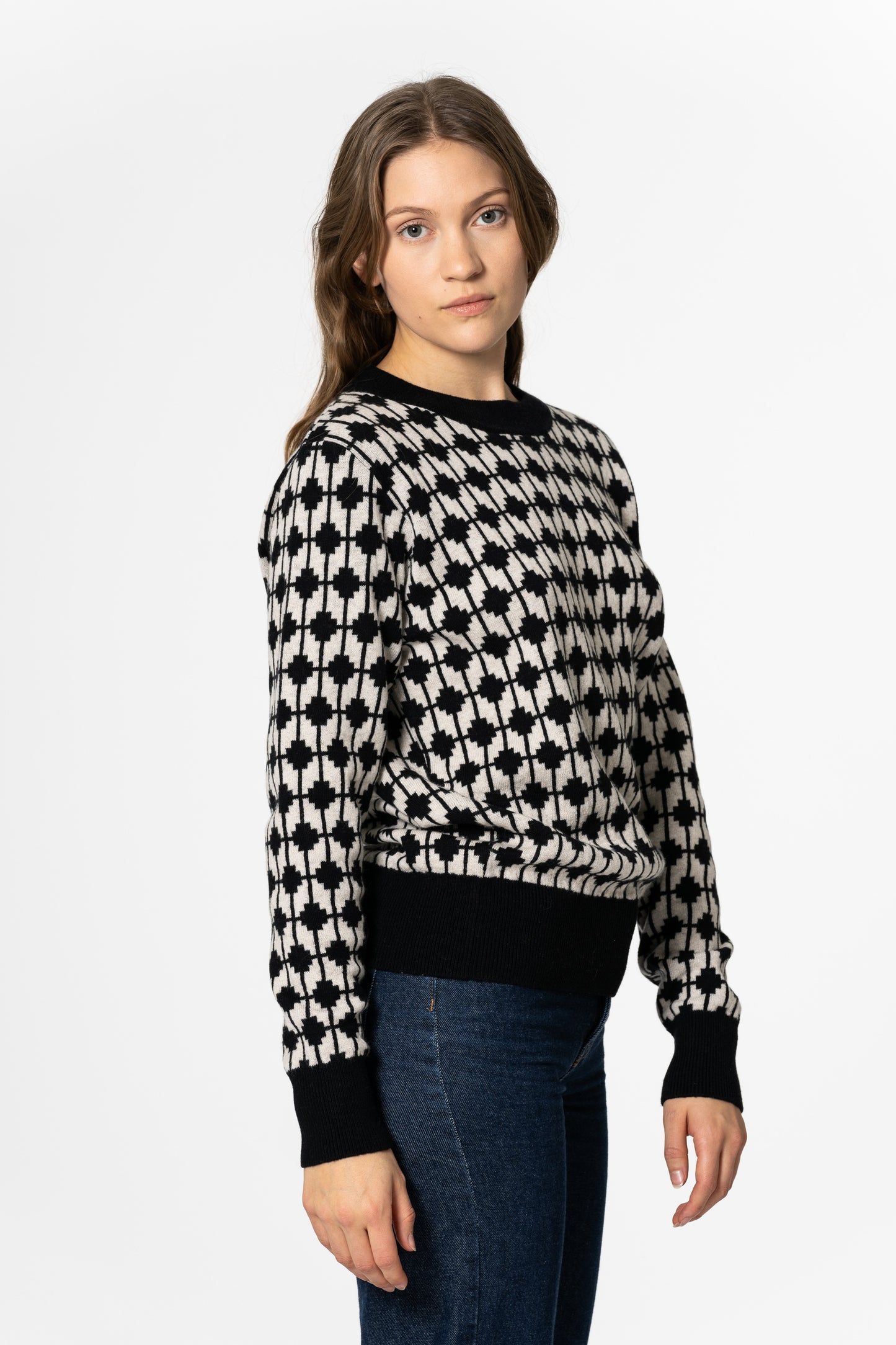 MERINO Dhaka Sweater - Black