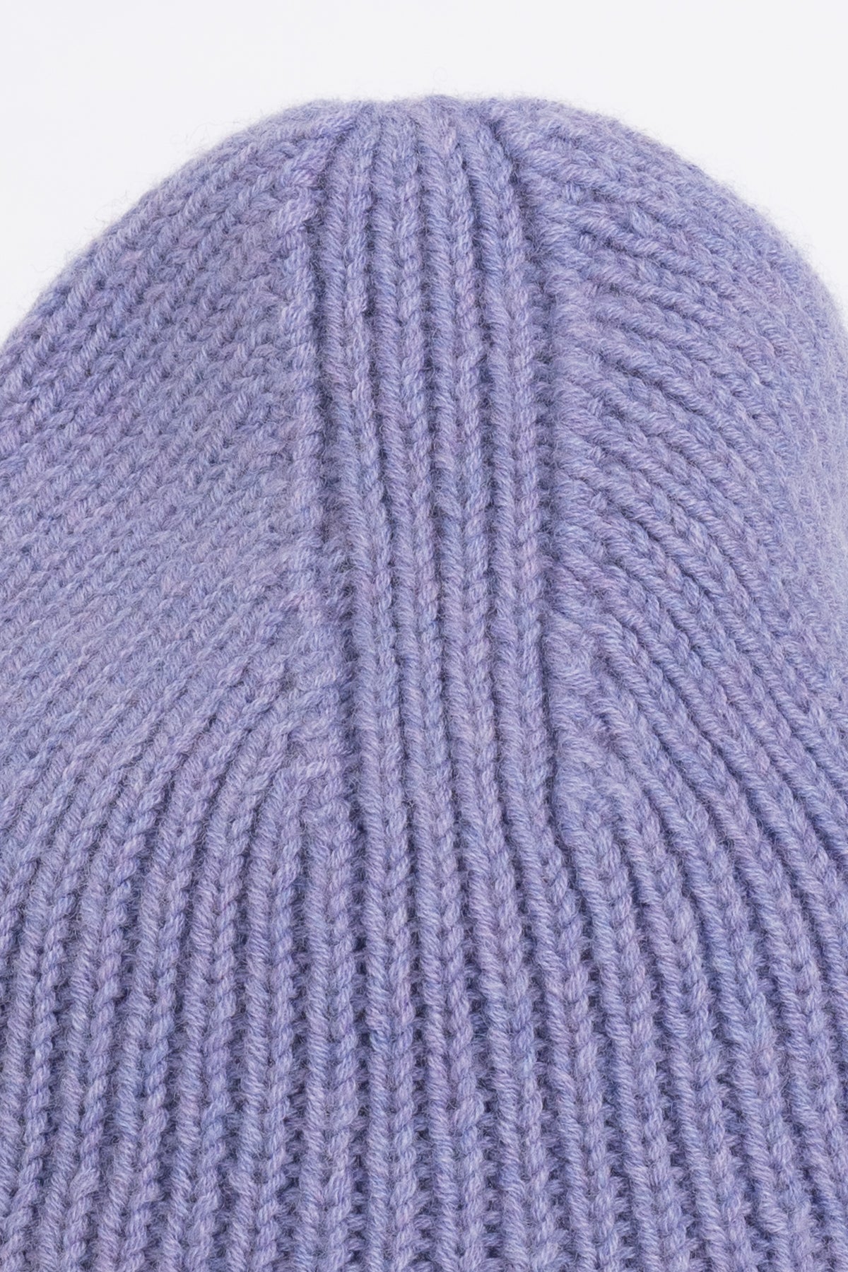 MERINO Handknit Rib Hat - Digital Lavender