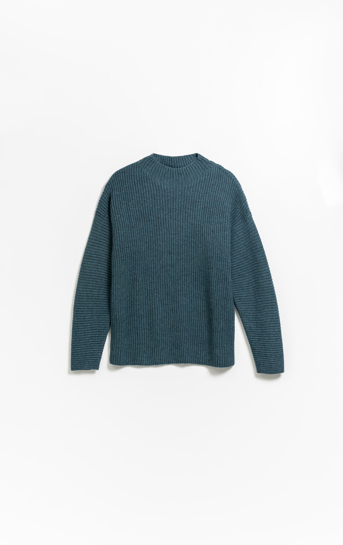 MERINO Rib Sweater - Dragonfly Green