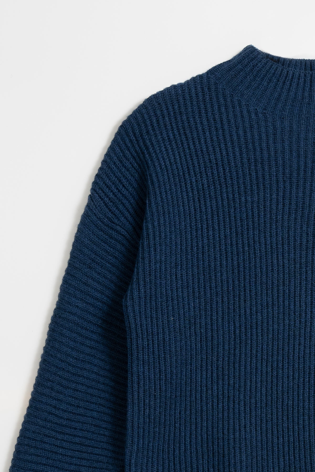 MERINO Rib Sweater - Indigo Blue