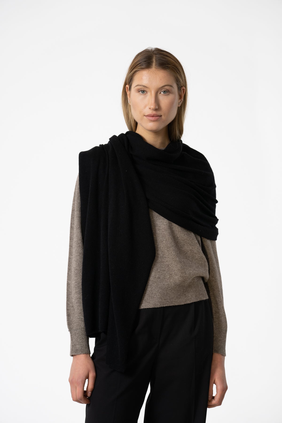 MERINO Scarf - Black