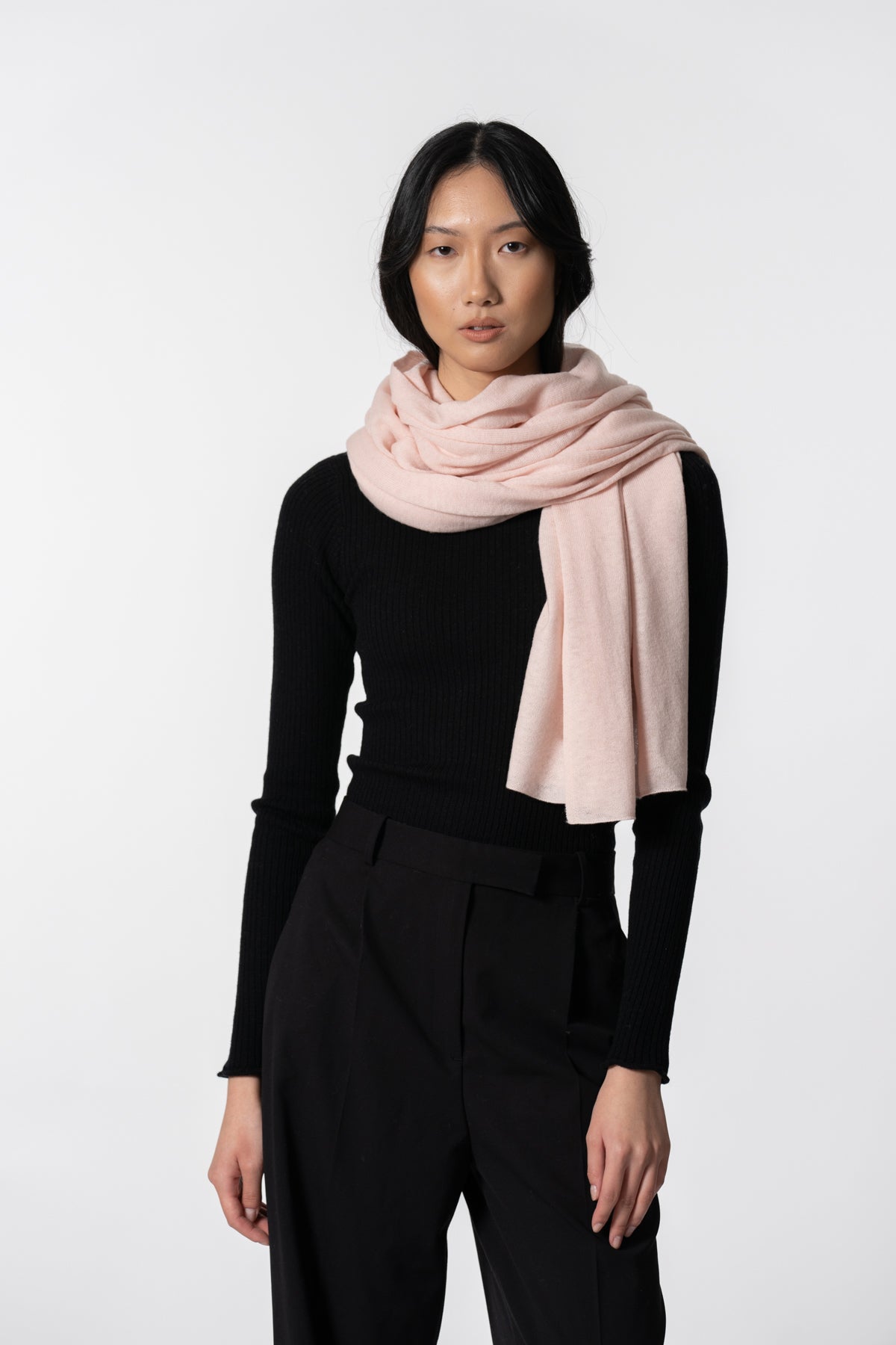 MERINO Scarf - Blush Pink