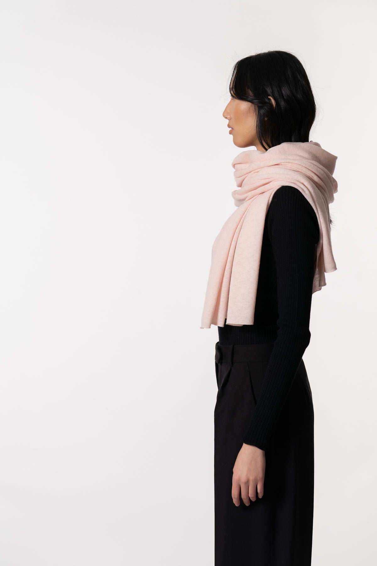 MERINO Scarf - Blush Pink