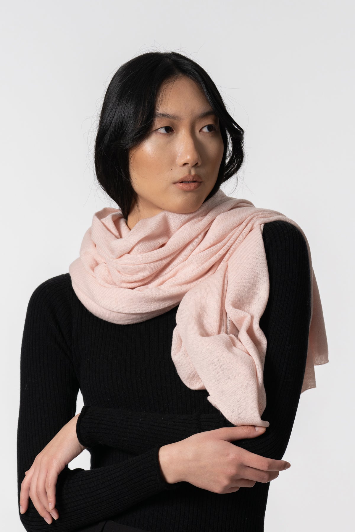 MERINO Scarf - Blush Pink