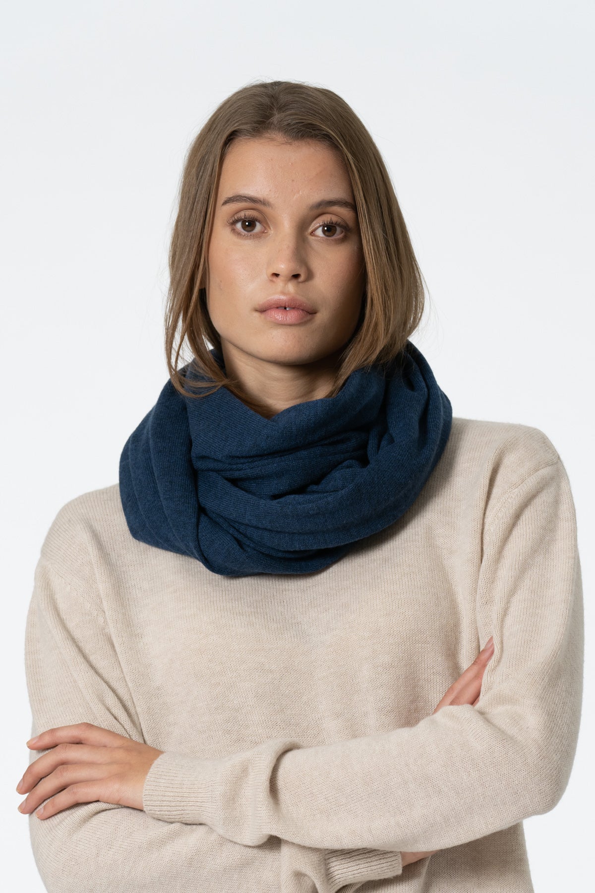 MERINO Scarf - Indigo Blue