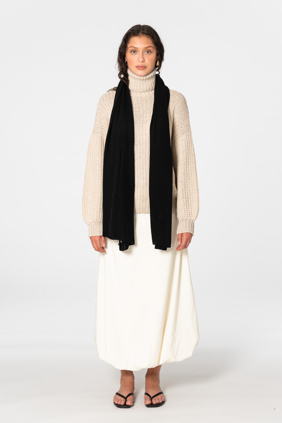 MERINO Scarf - Black