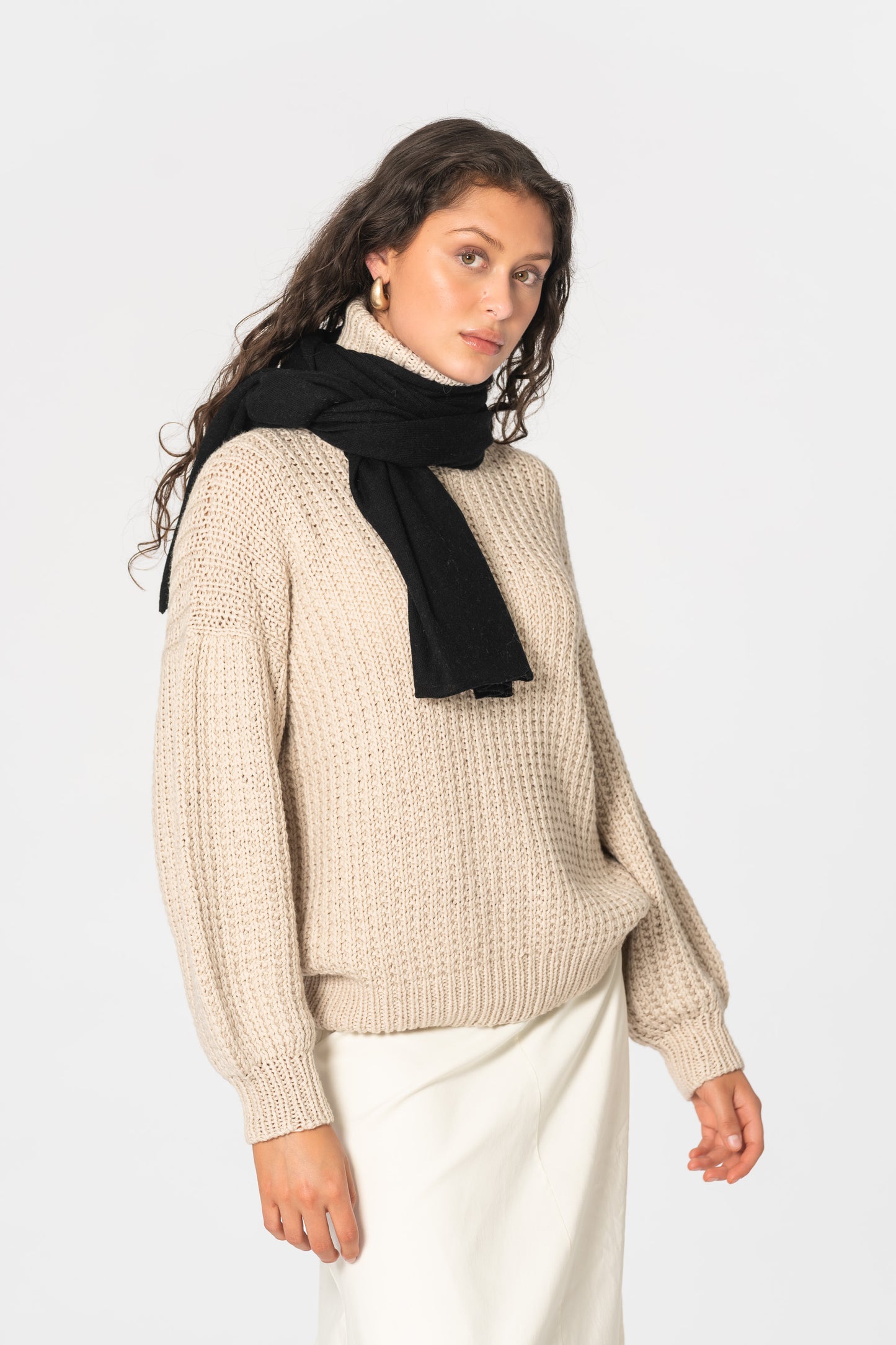 MERINO Scarf - Black