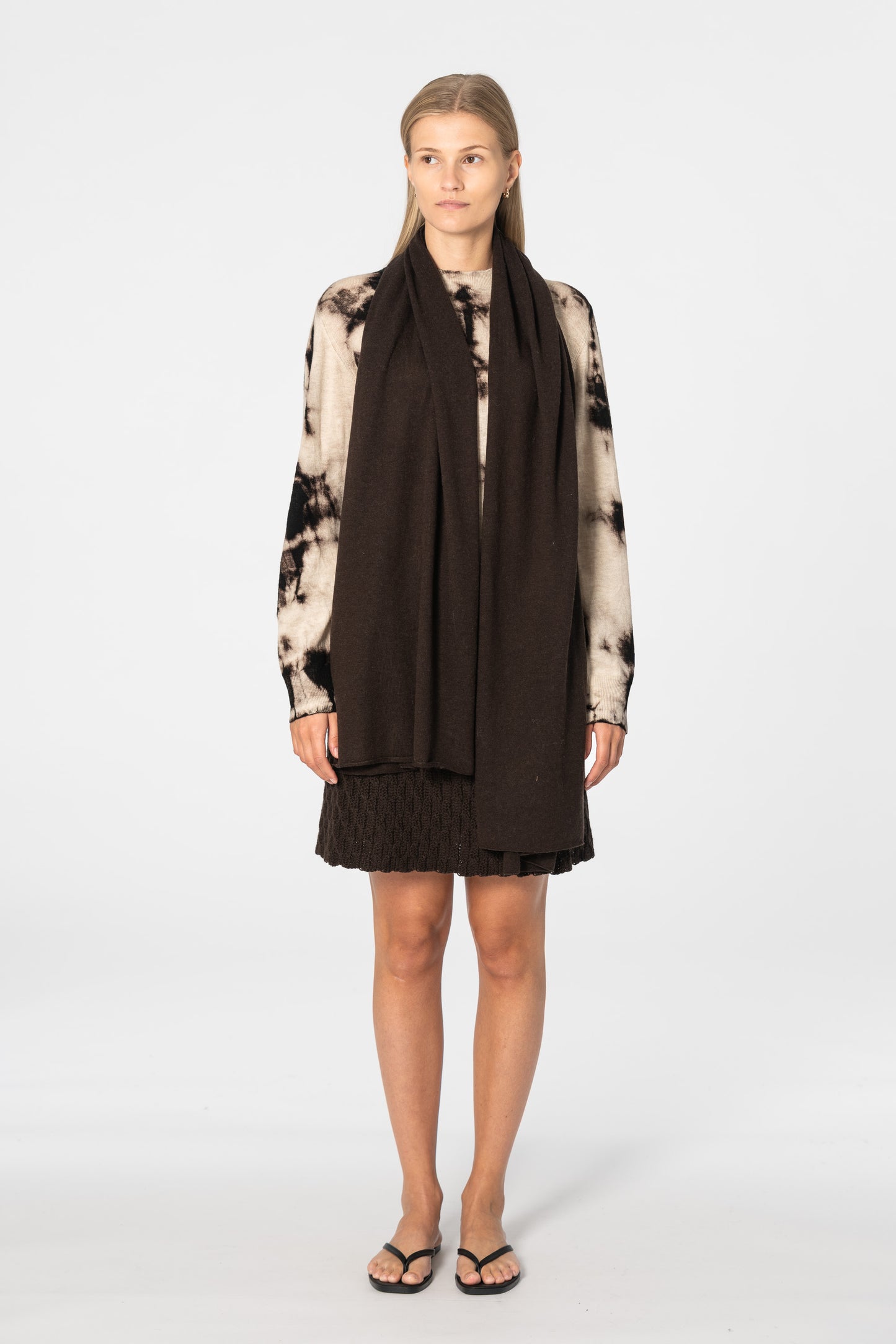 MERINO Scarf - Espresso Brown