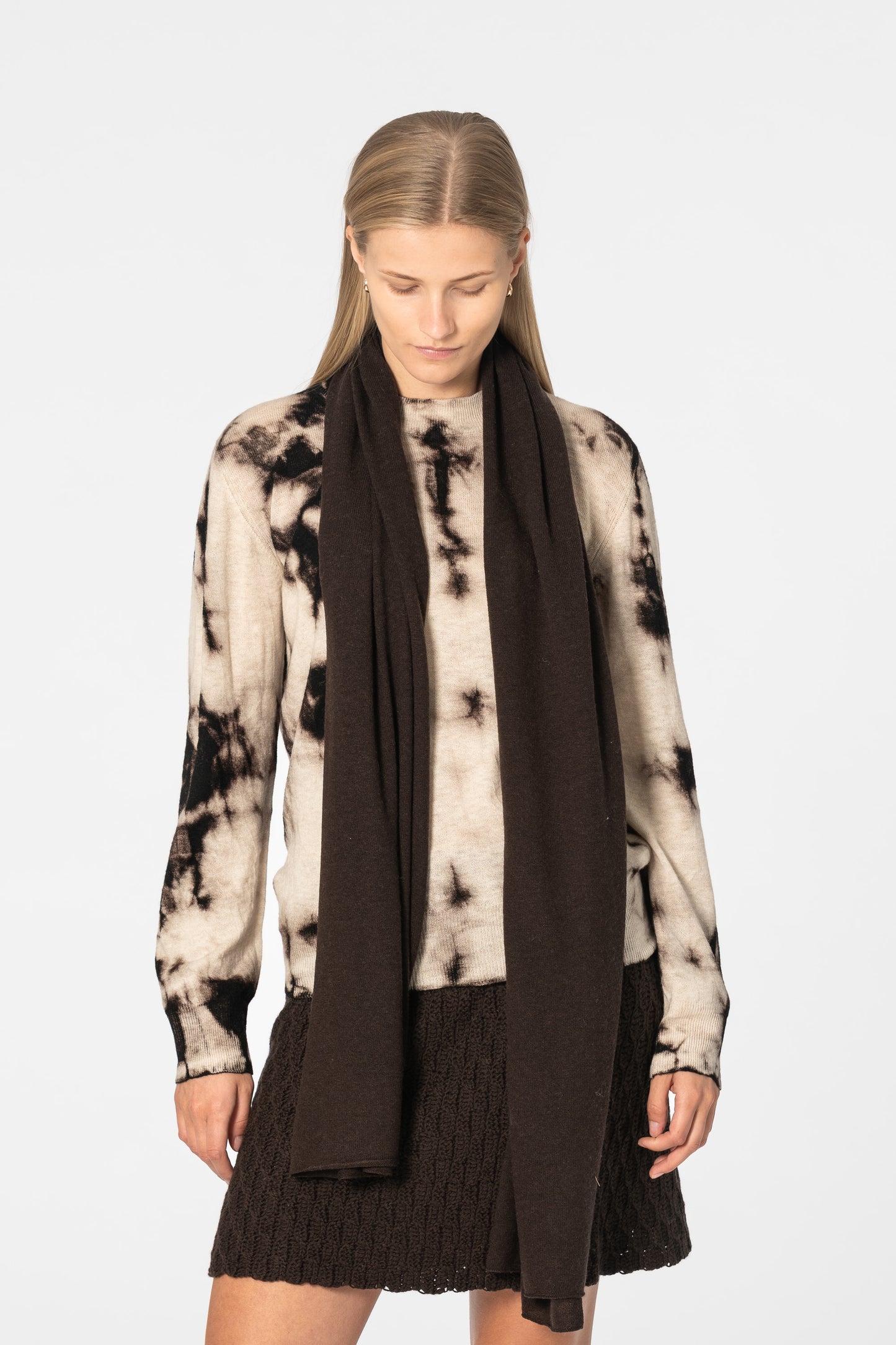 MERINO Scarf - Espresso Brown