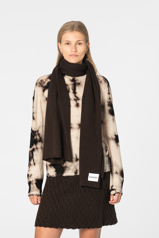 MERINO Scarf - Espresso Brown