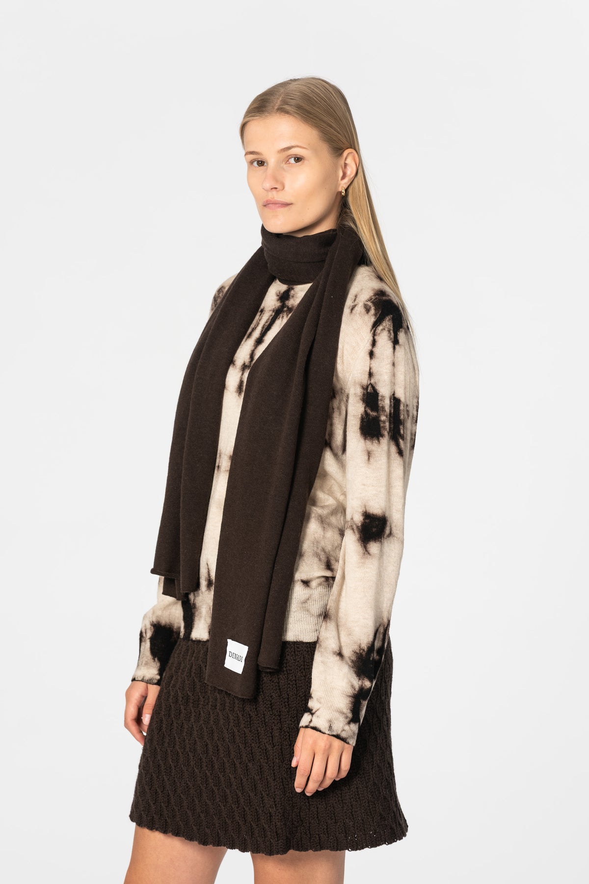 MERINO Scarf - Espresso Brown