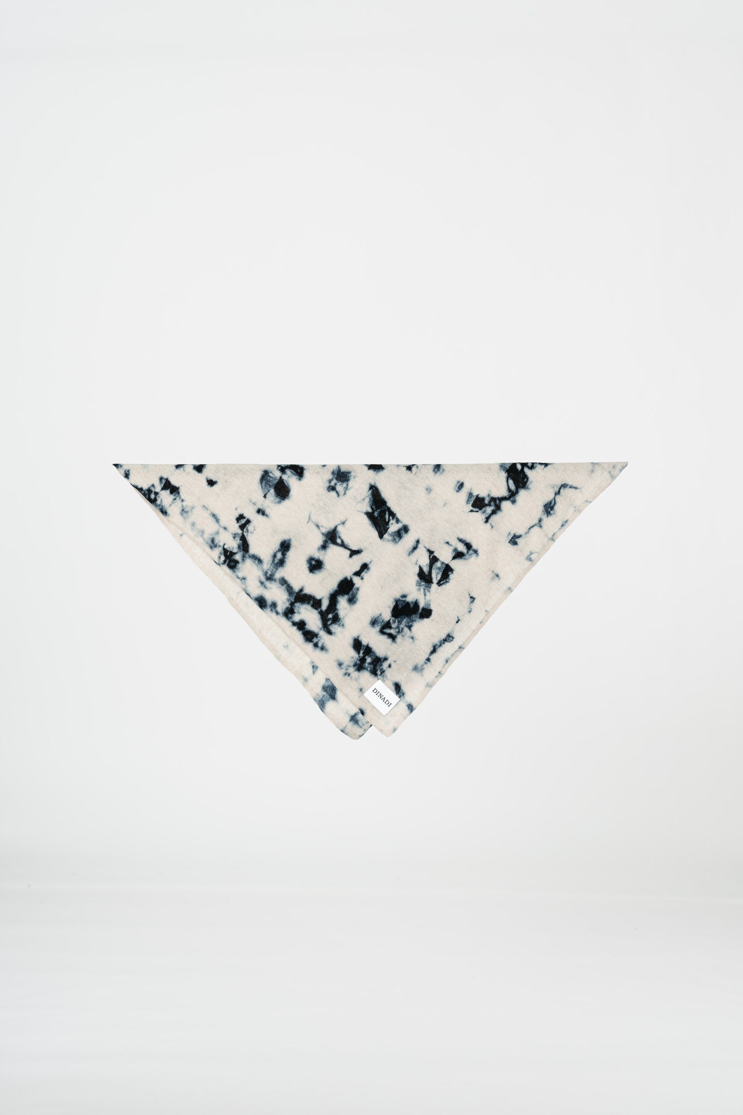 MERINO Shibori Scarf - Space Blue
