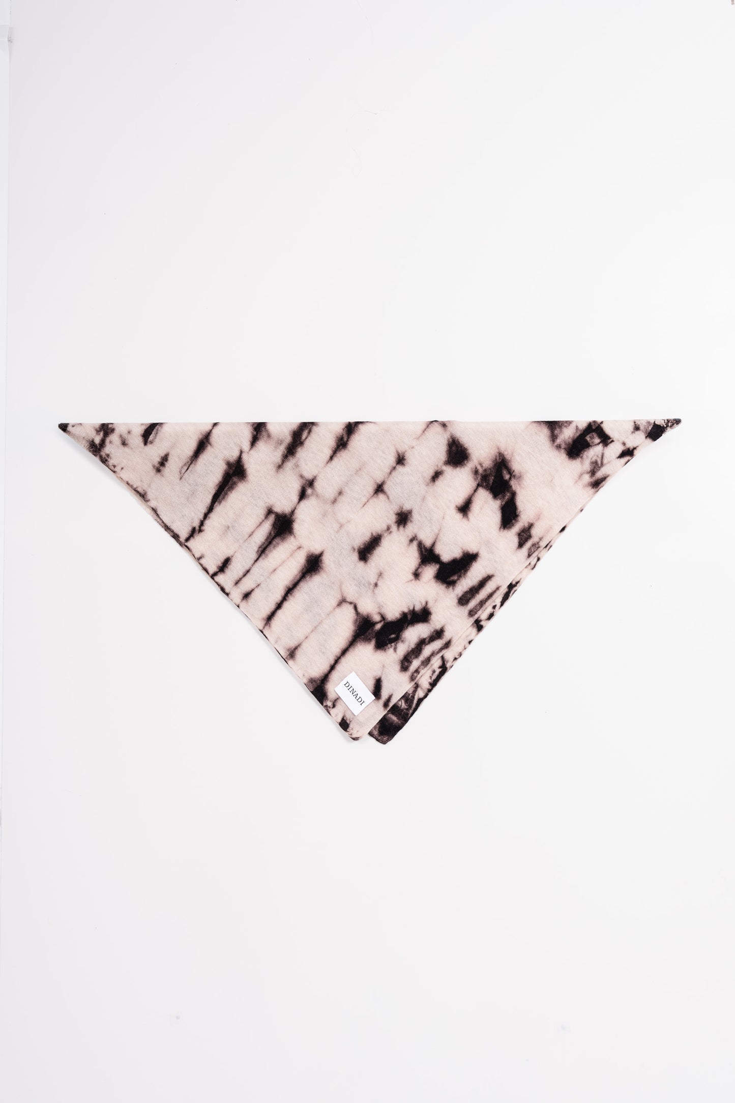 MERINO Shibori Scarf - Espresso Brown