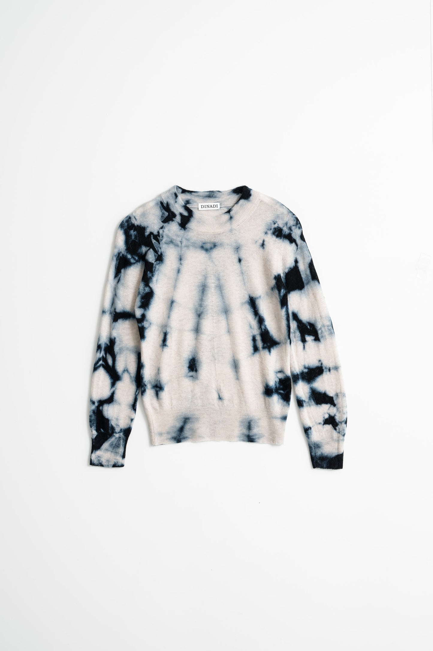 MERINO Shibori Sweater - Space Blue
