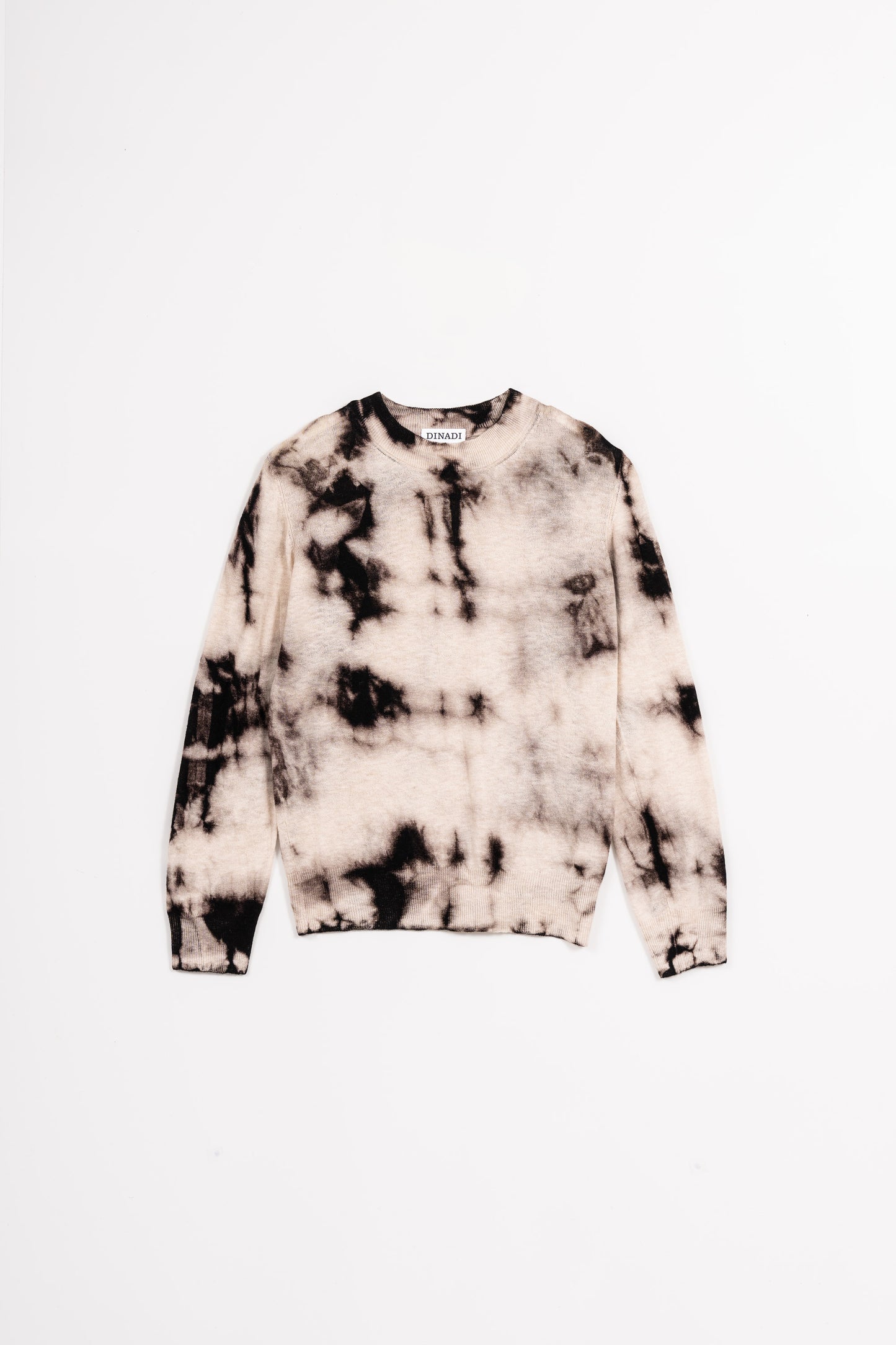 MERINO Shibori Sweater - Espresso Brown