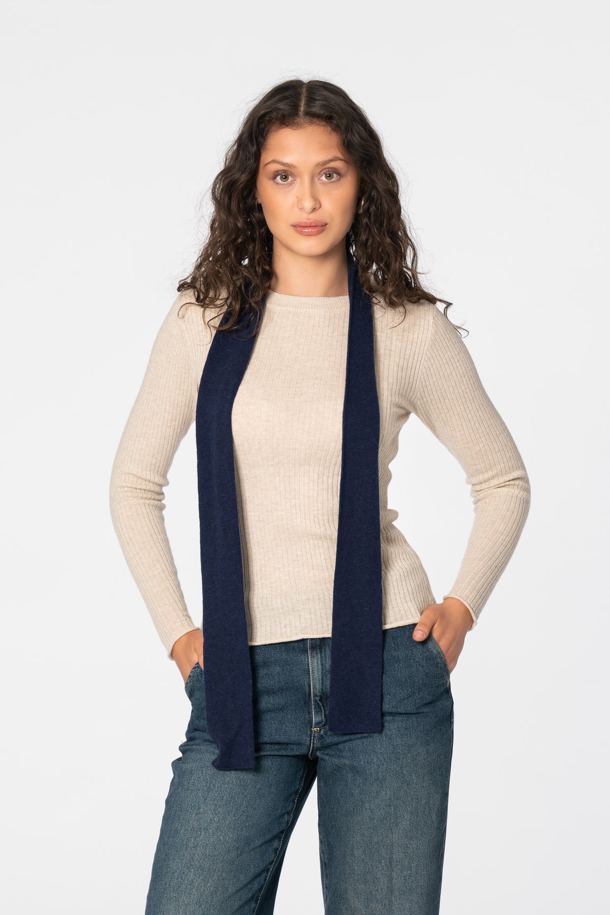 MERINO Scarf - Space Blue
