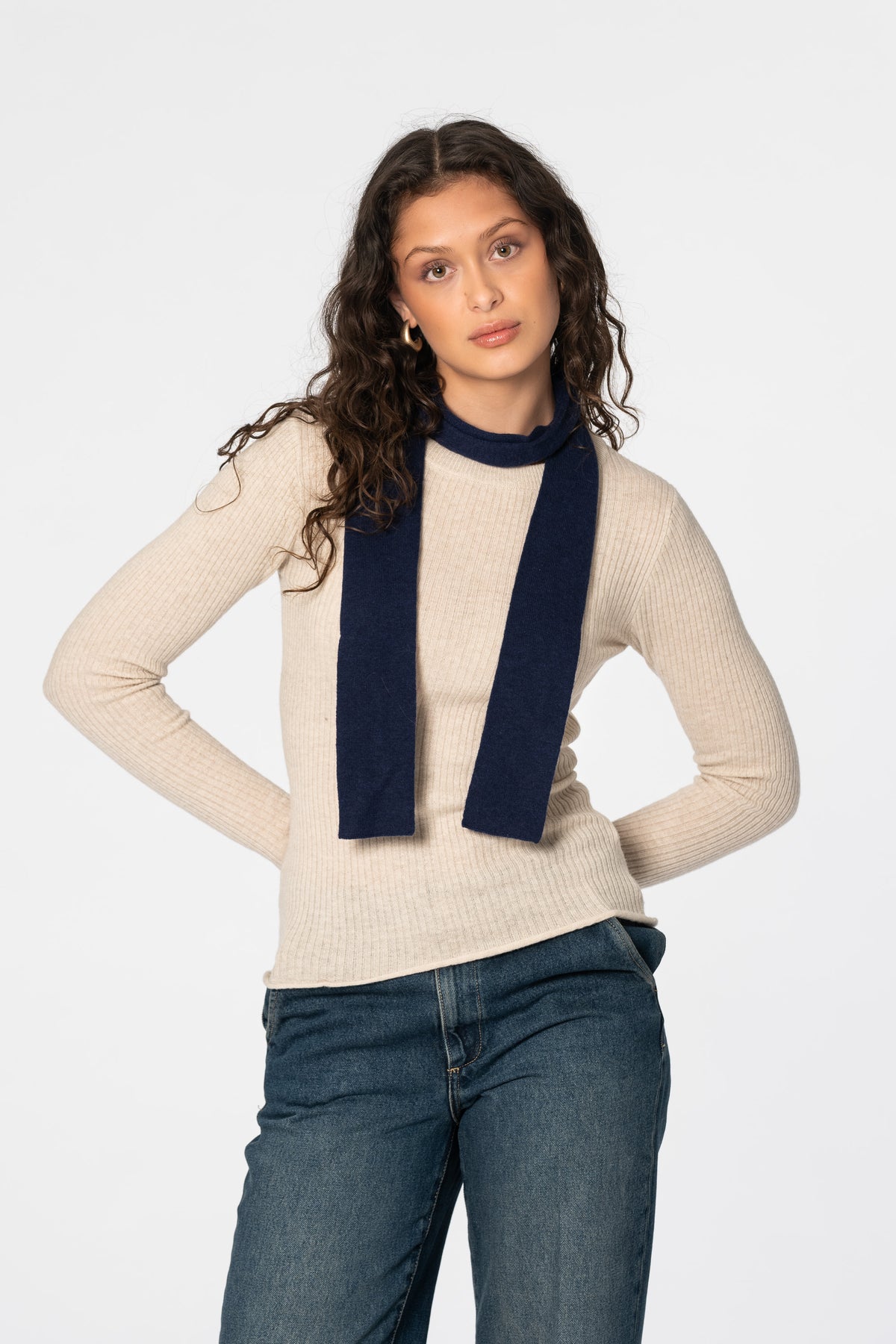 MERINO Scarf - Space Blue