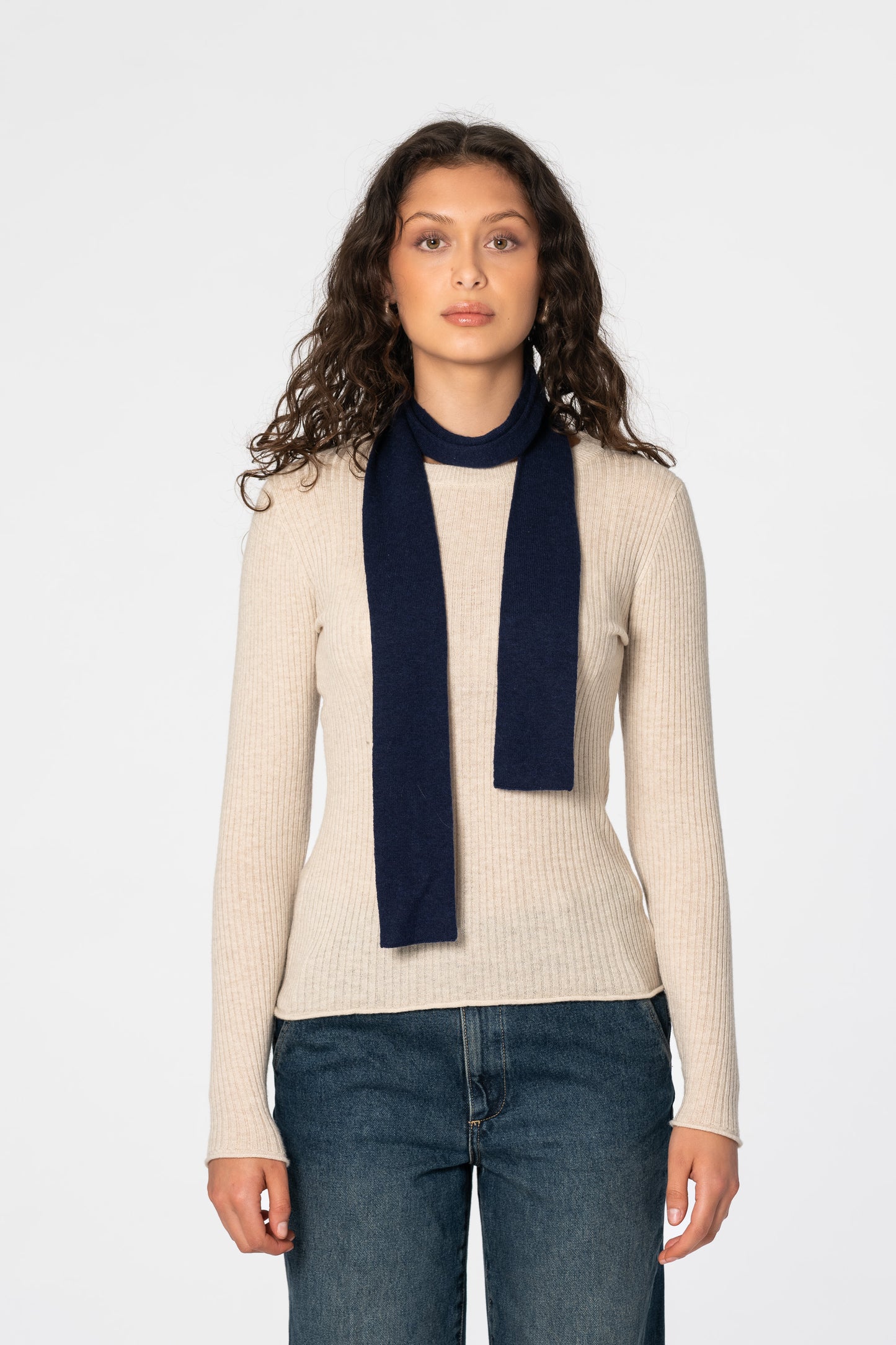 MERINO Scarf - Space Blue