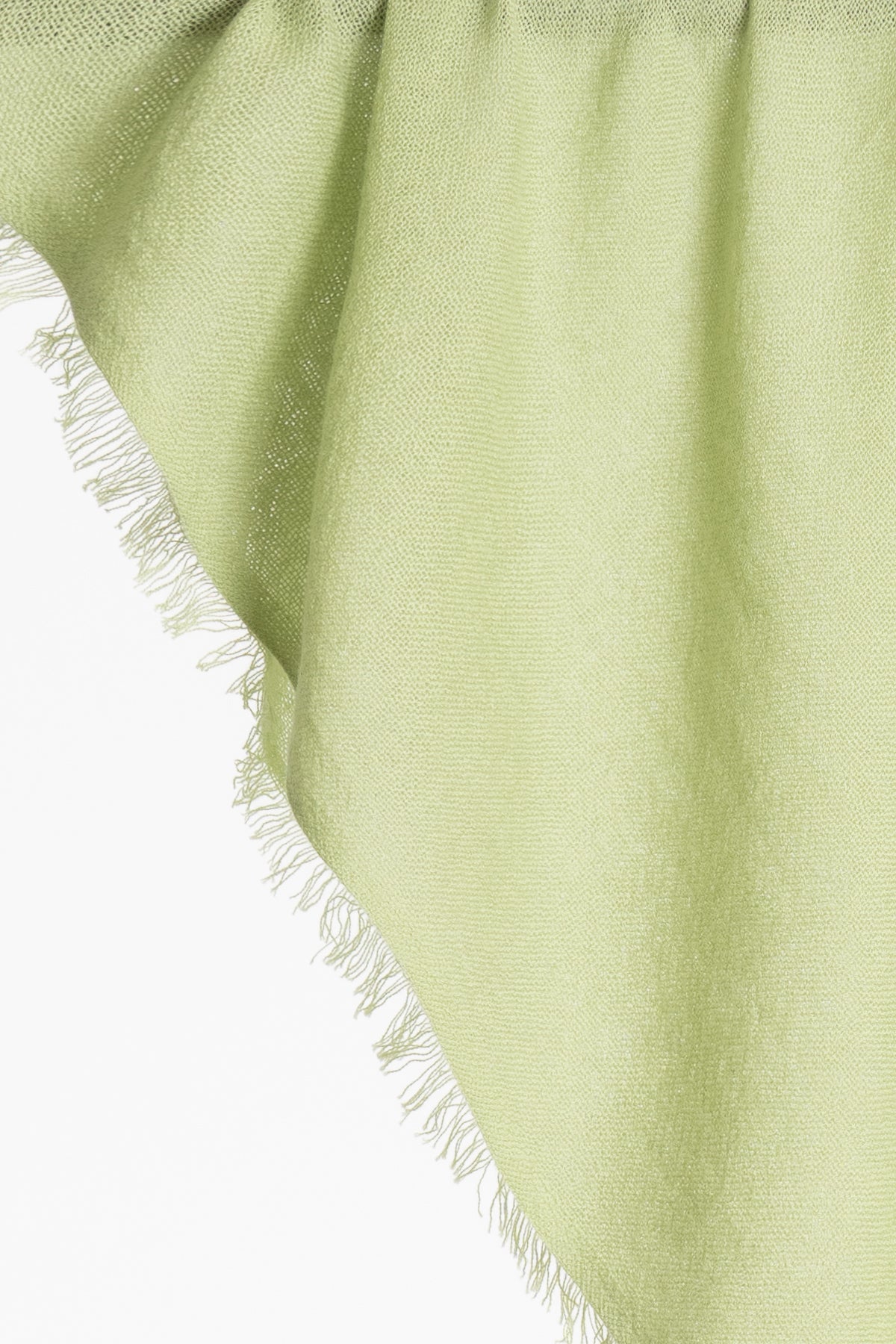 MERINO Square Woven Scarf - Pistachio Green