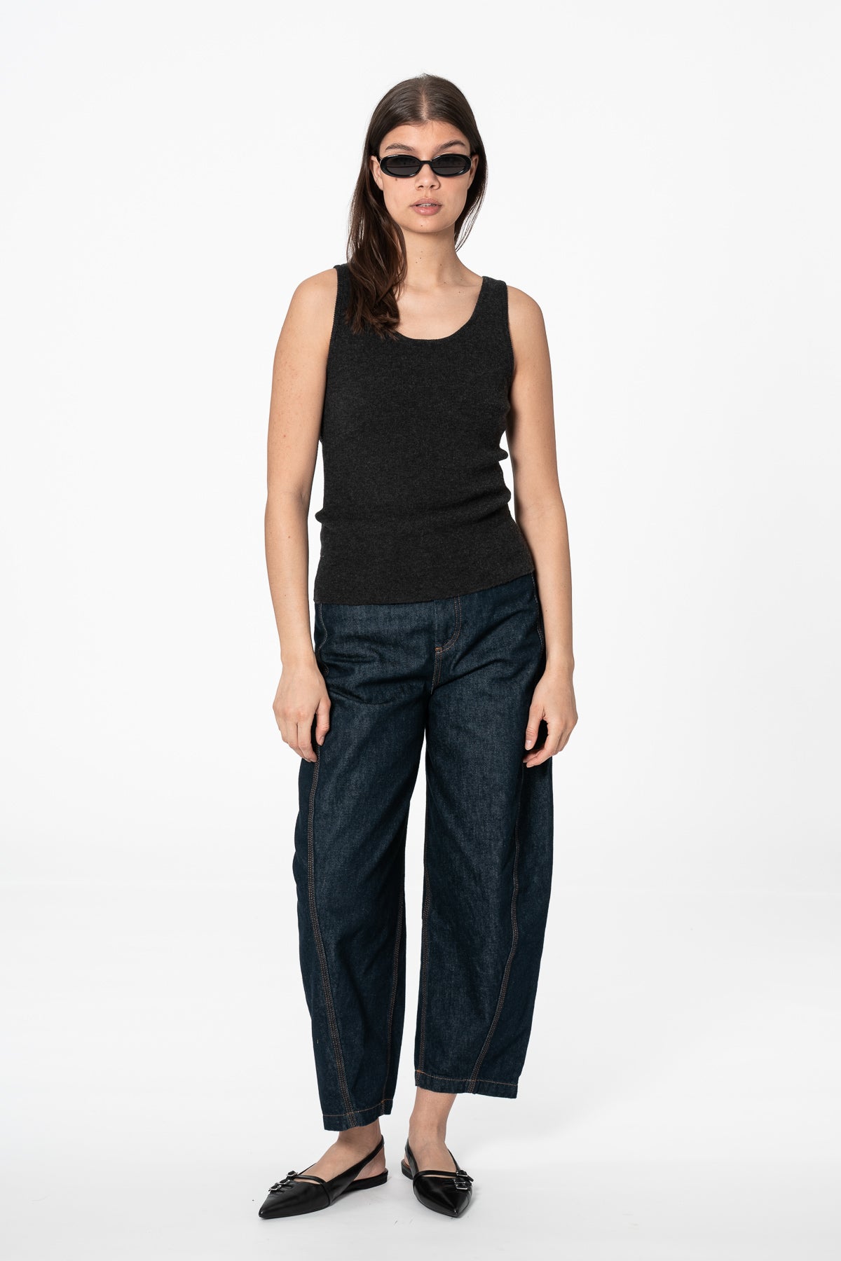 MERINO Tanktop - Onyx Grey