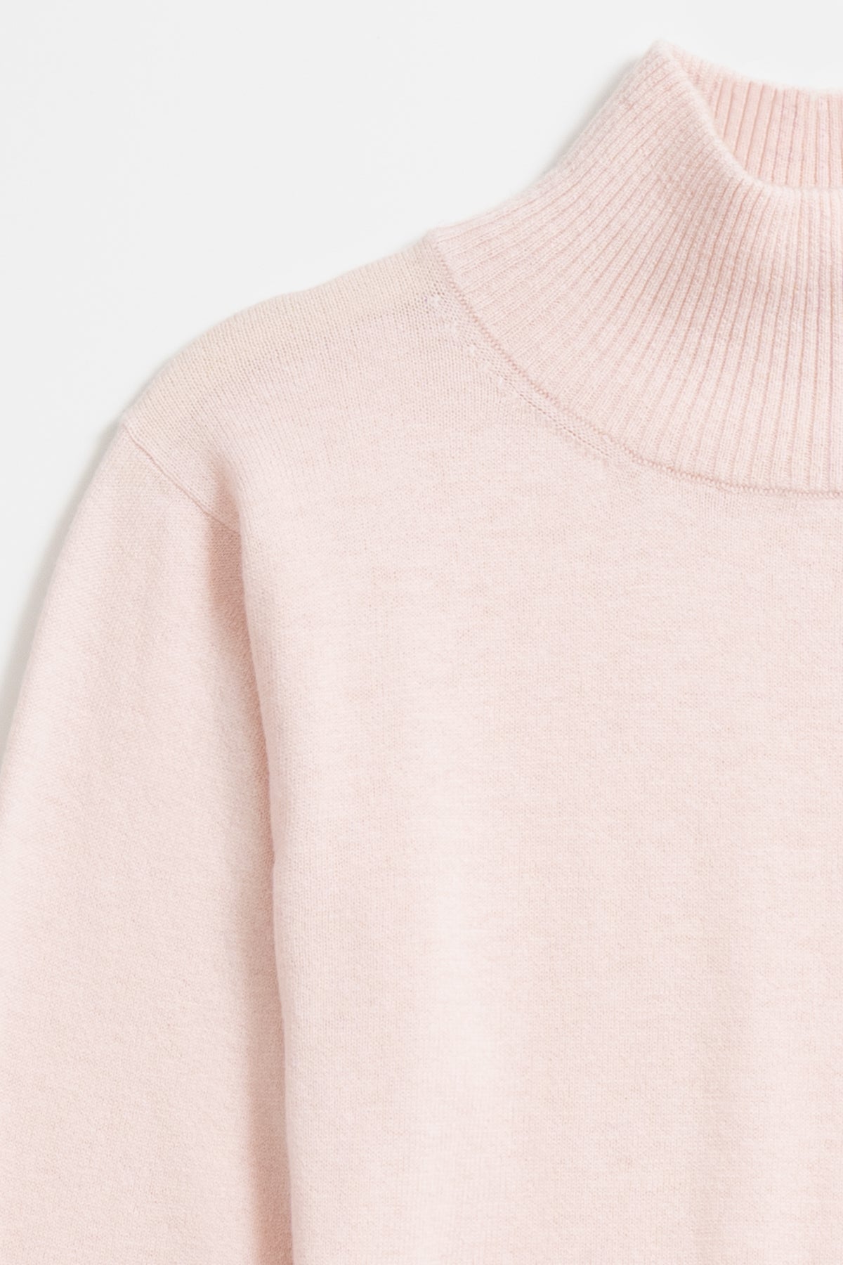 Blush pink turtleneck best sale