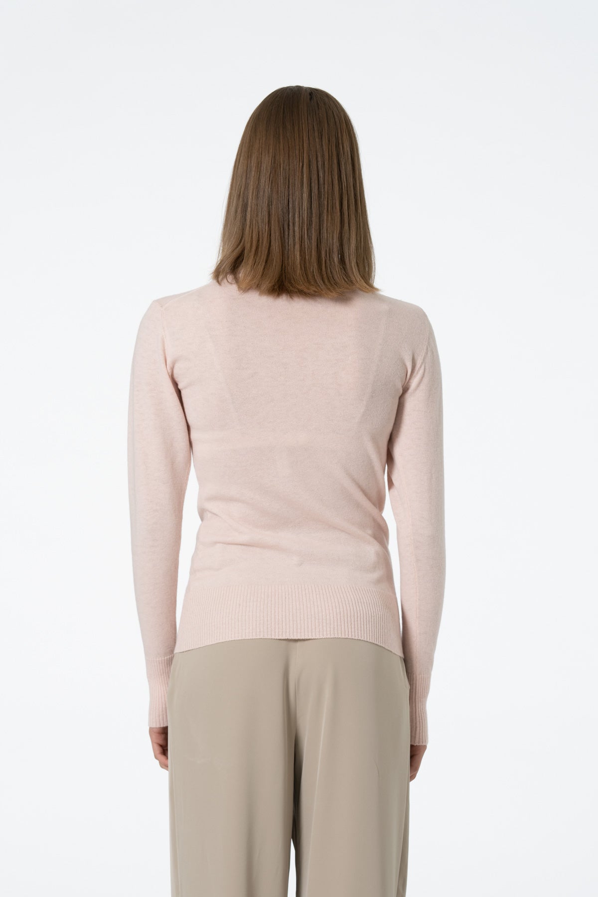 MERINO Turtleneck - Blush Pink