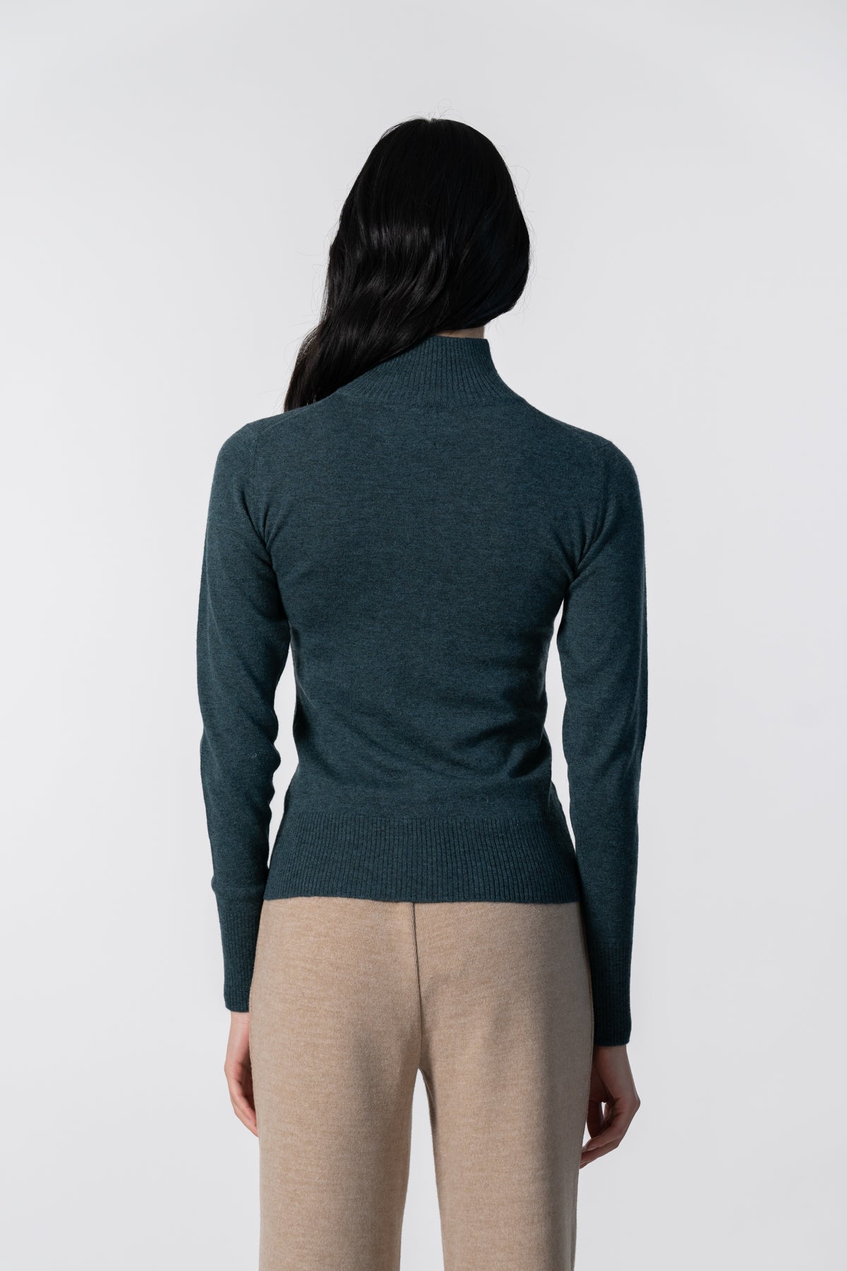 MERINO Turtleneck - Dragonfly Green