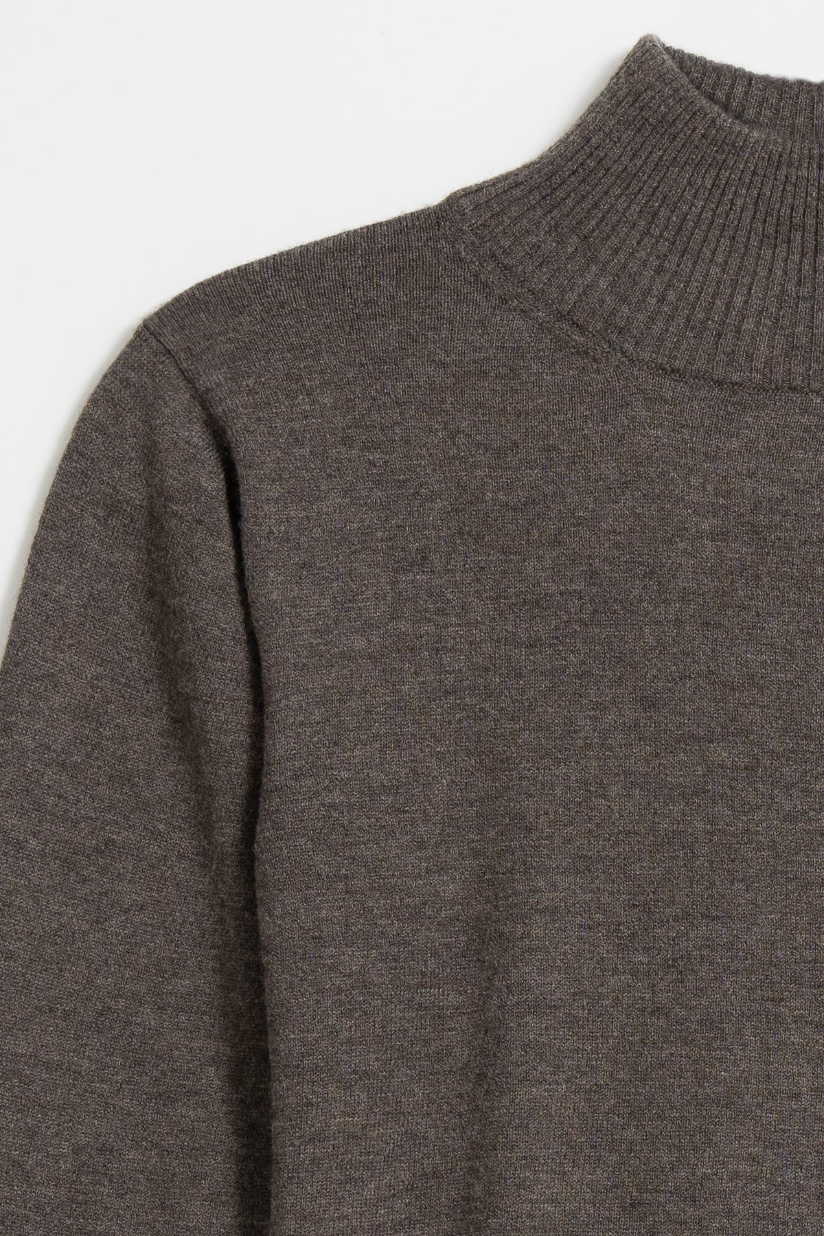 MERINO Turtleneck - Mulch Brown