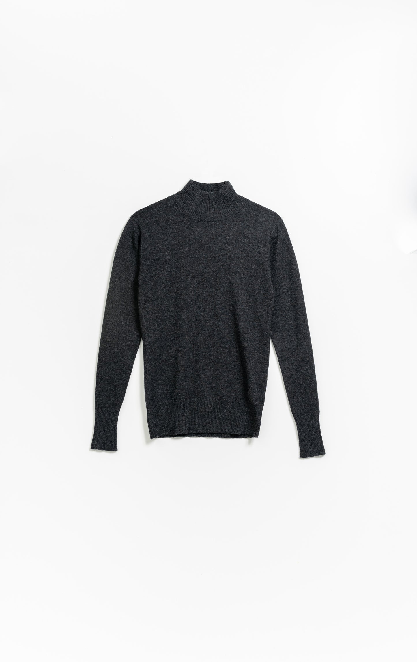 MERINO Turtleneck - Onyx Grey