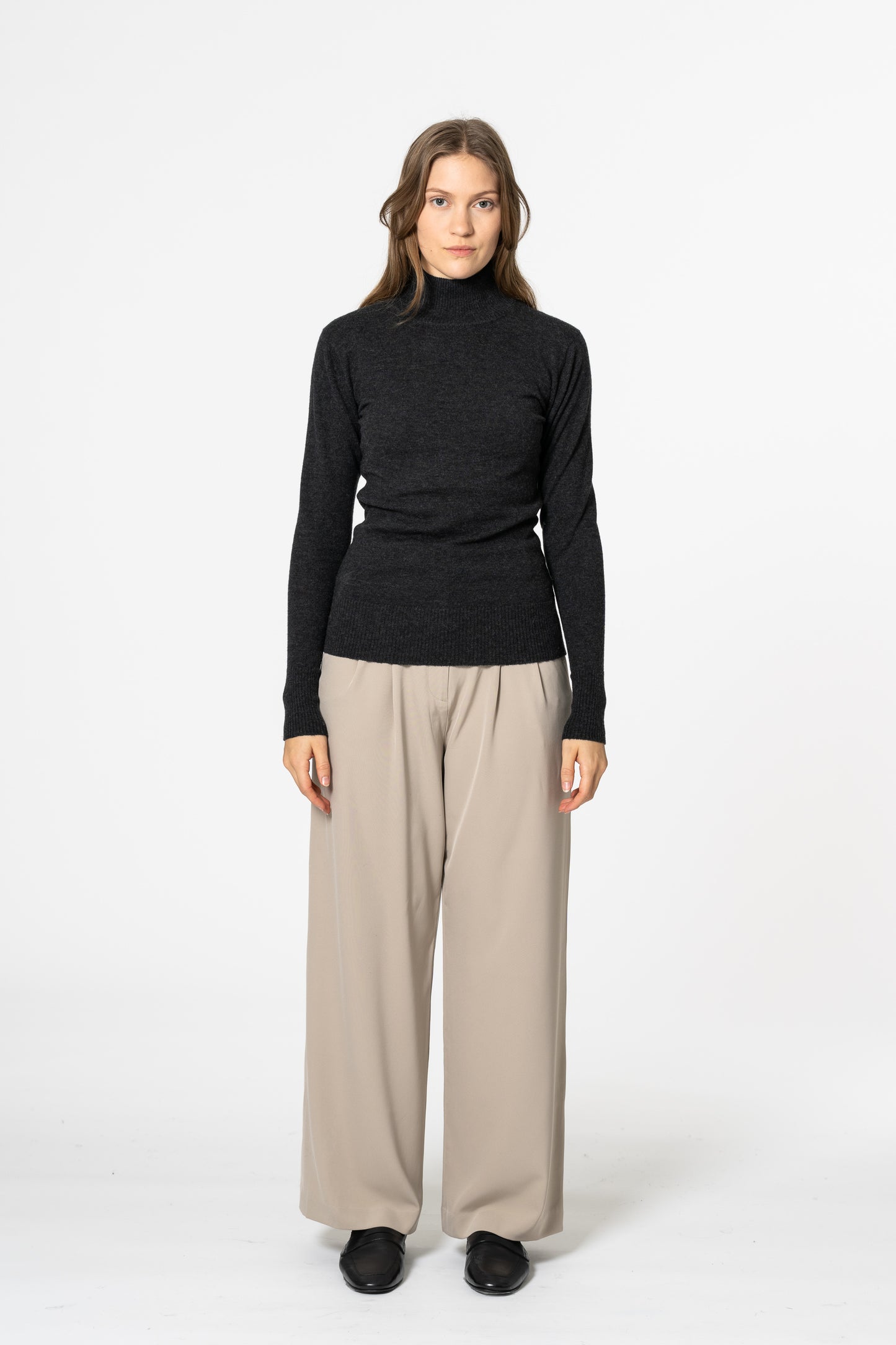 MERINO Turtleneck - Onyx Grey