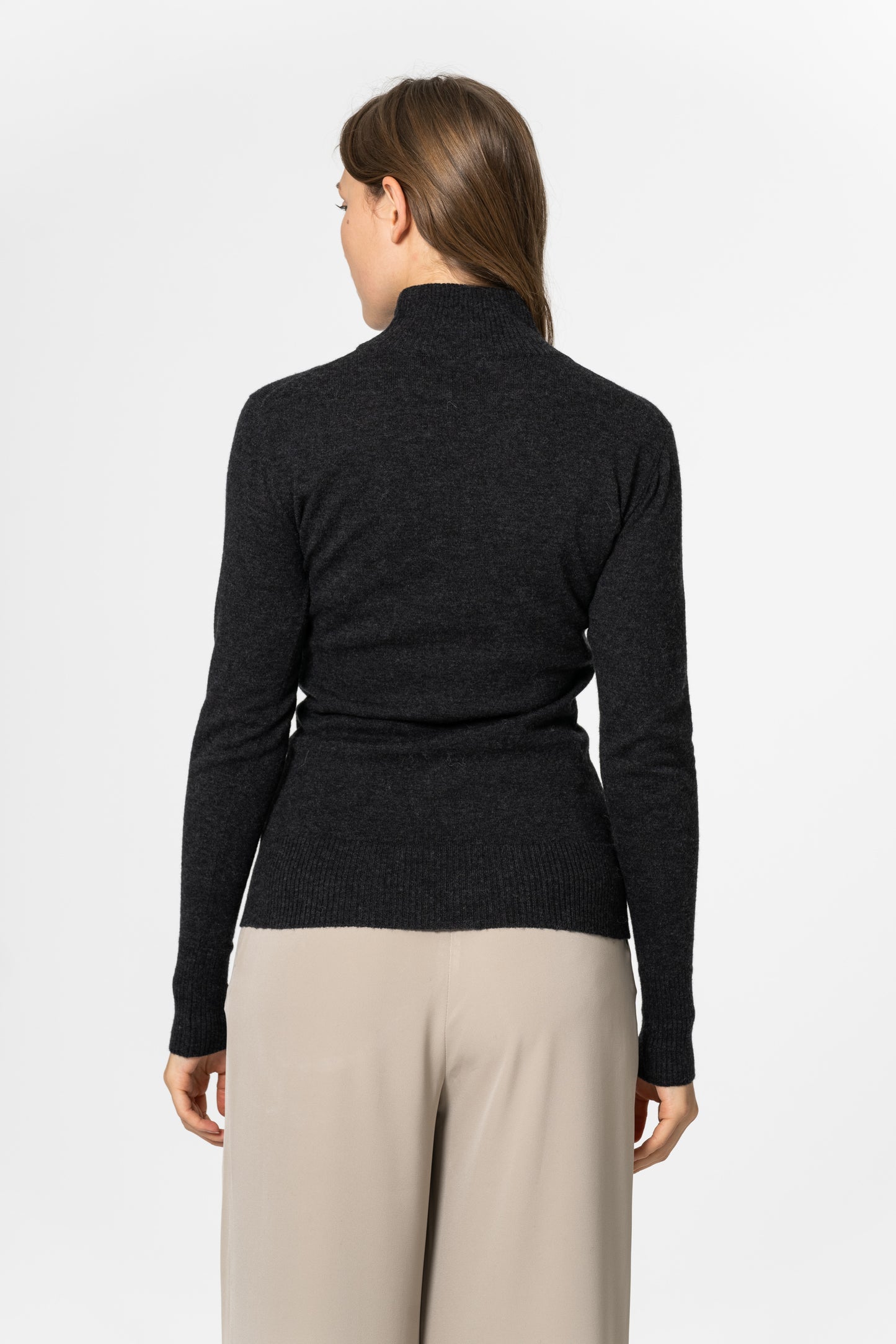 MERINO Turtleneck - Onyx Grey