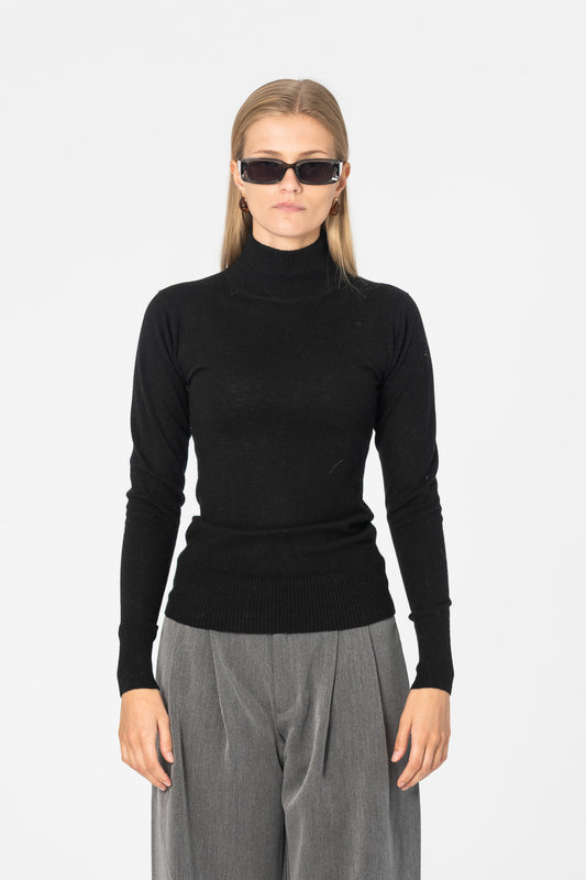 MERINO Turtleneck - Black