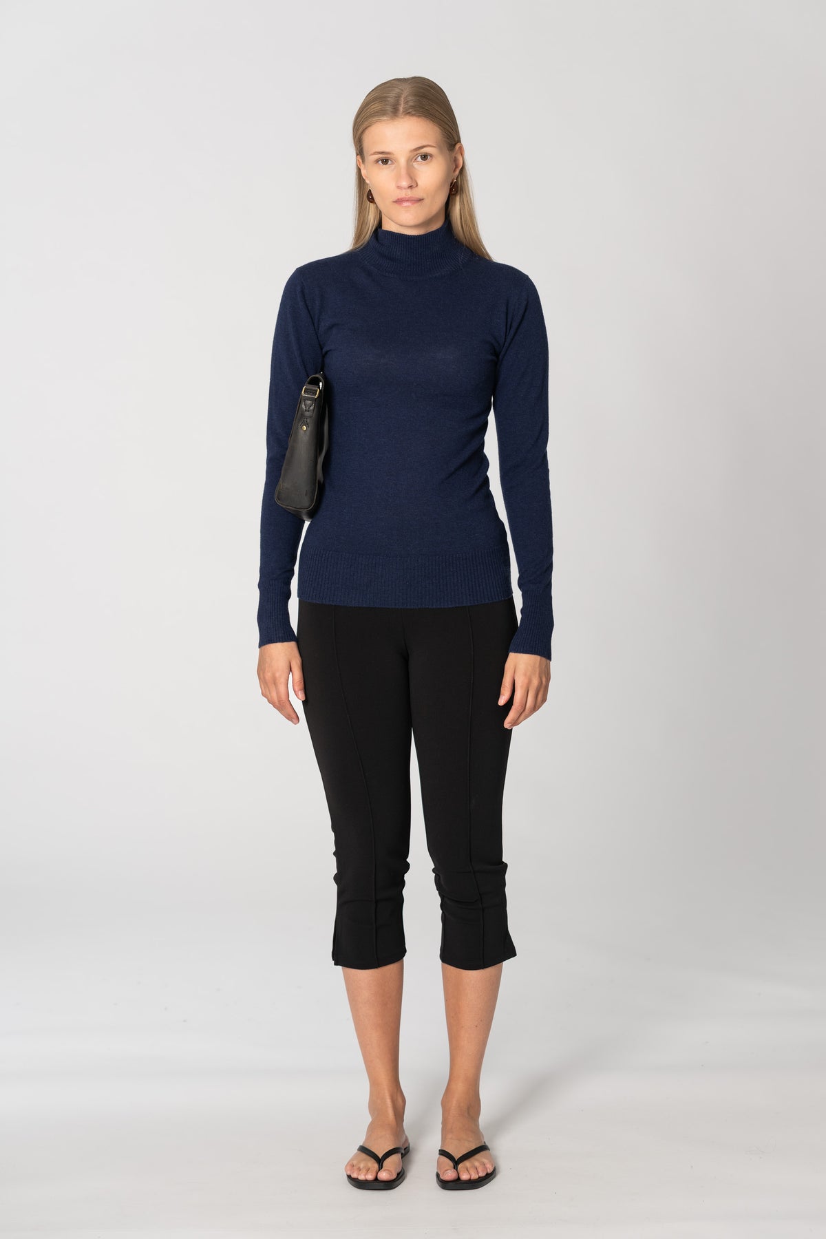 MERINO Turtleneck - Space Blue