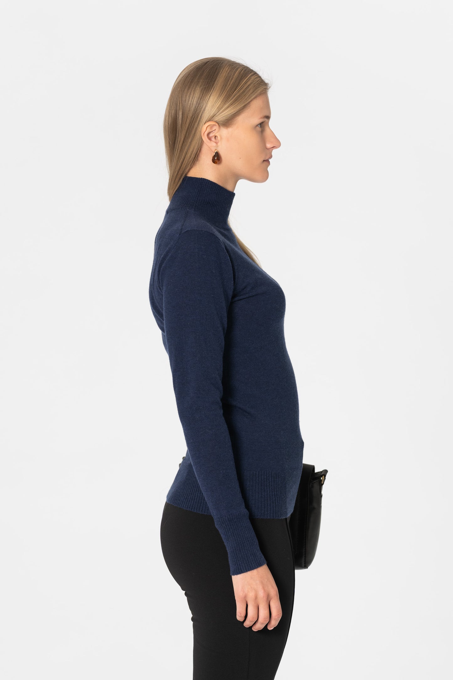 MERINO Turtleneck - Space Blue