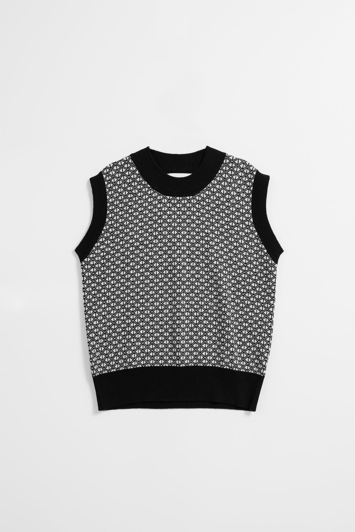 MERINO Dhaka Vest - Black