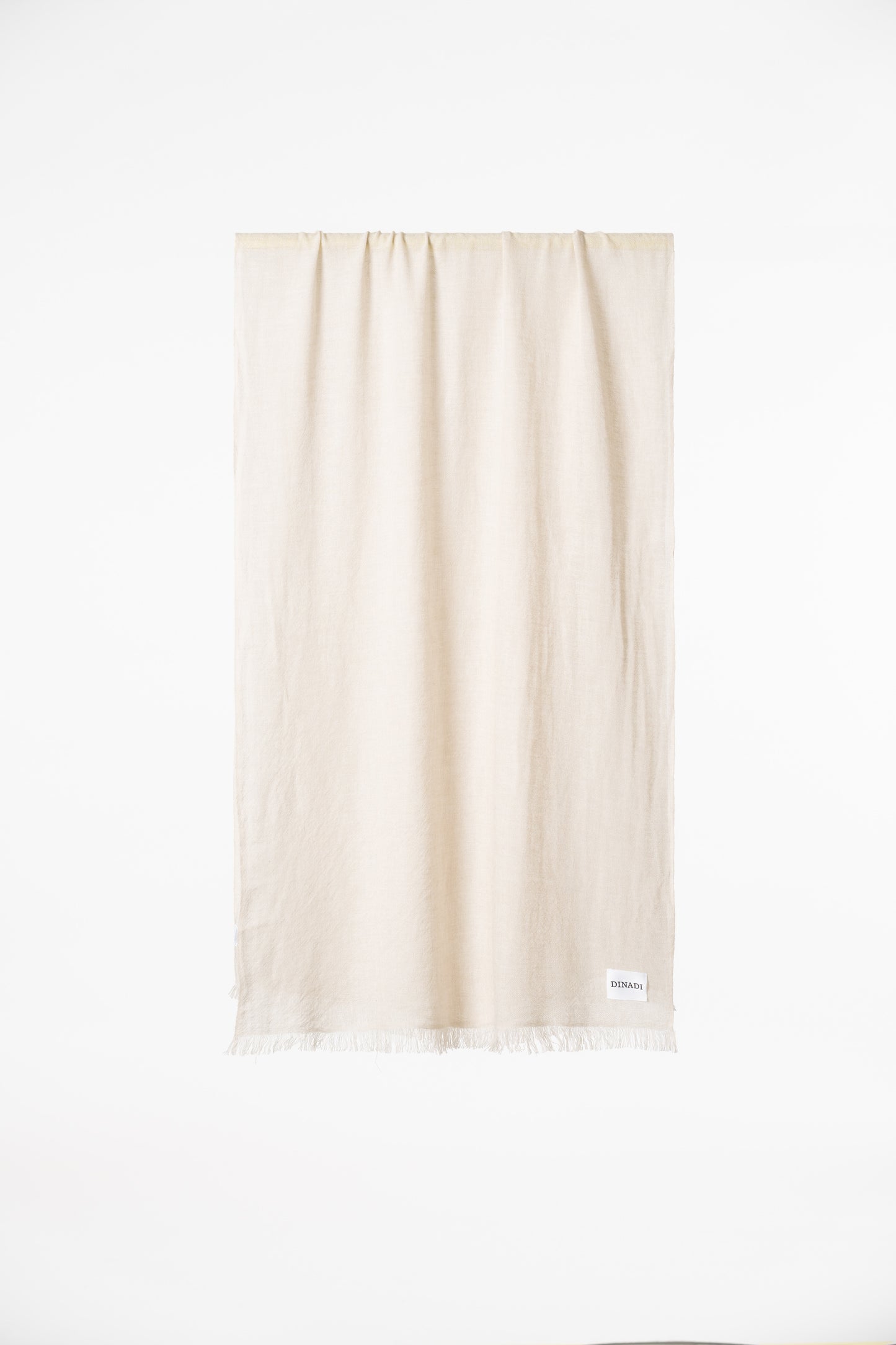 MERINO Woven Scarf - Almond White