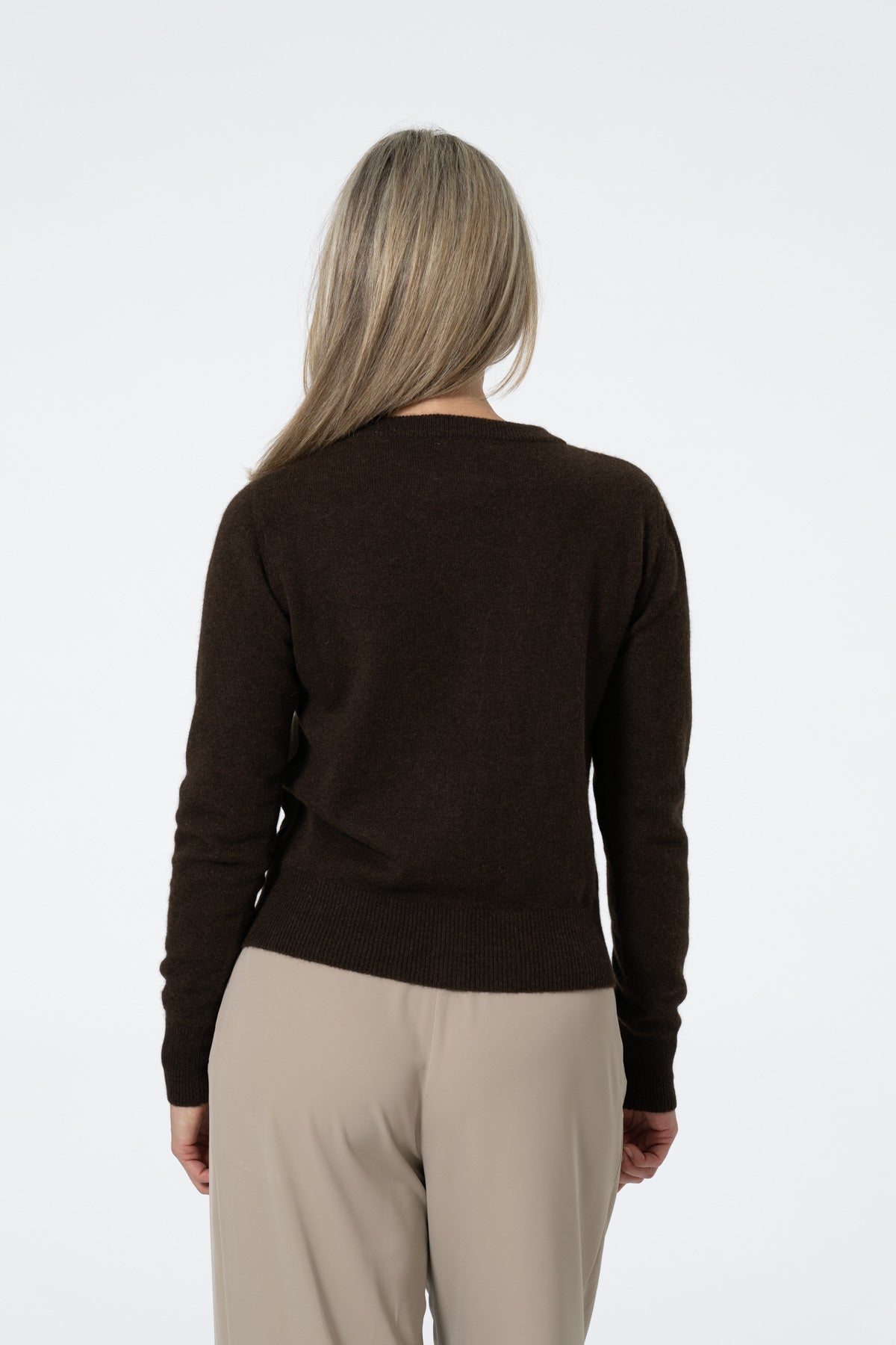 YAK Cardigan - Dark Brown